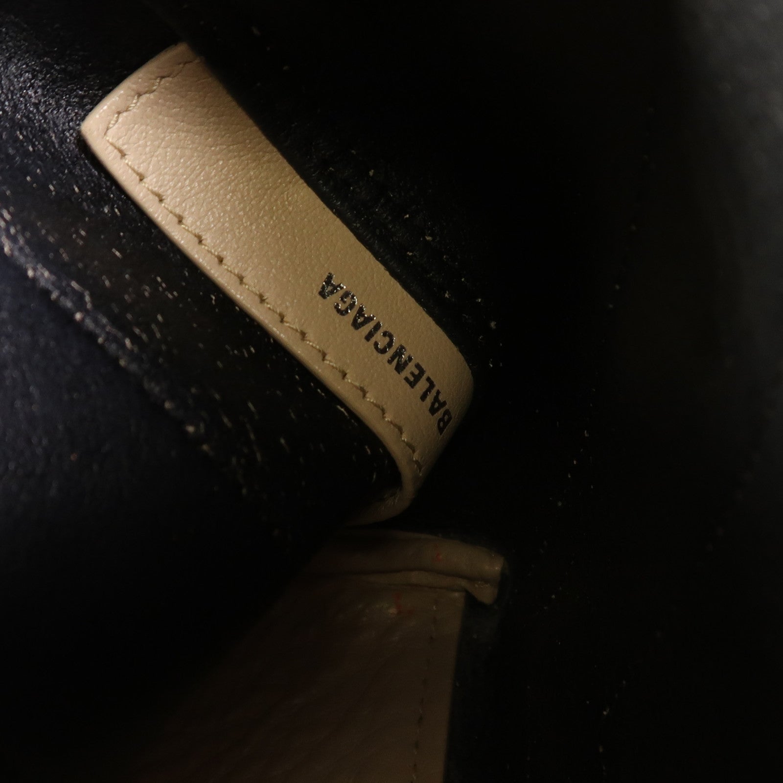 BALENCIAGA 【激減優惠】牛皮皮革Navy Cabas XS銀扣手挽袋
