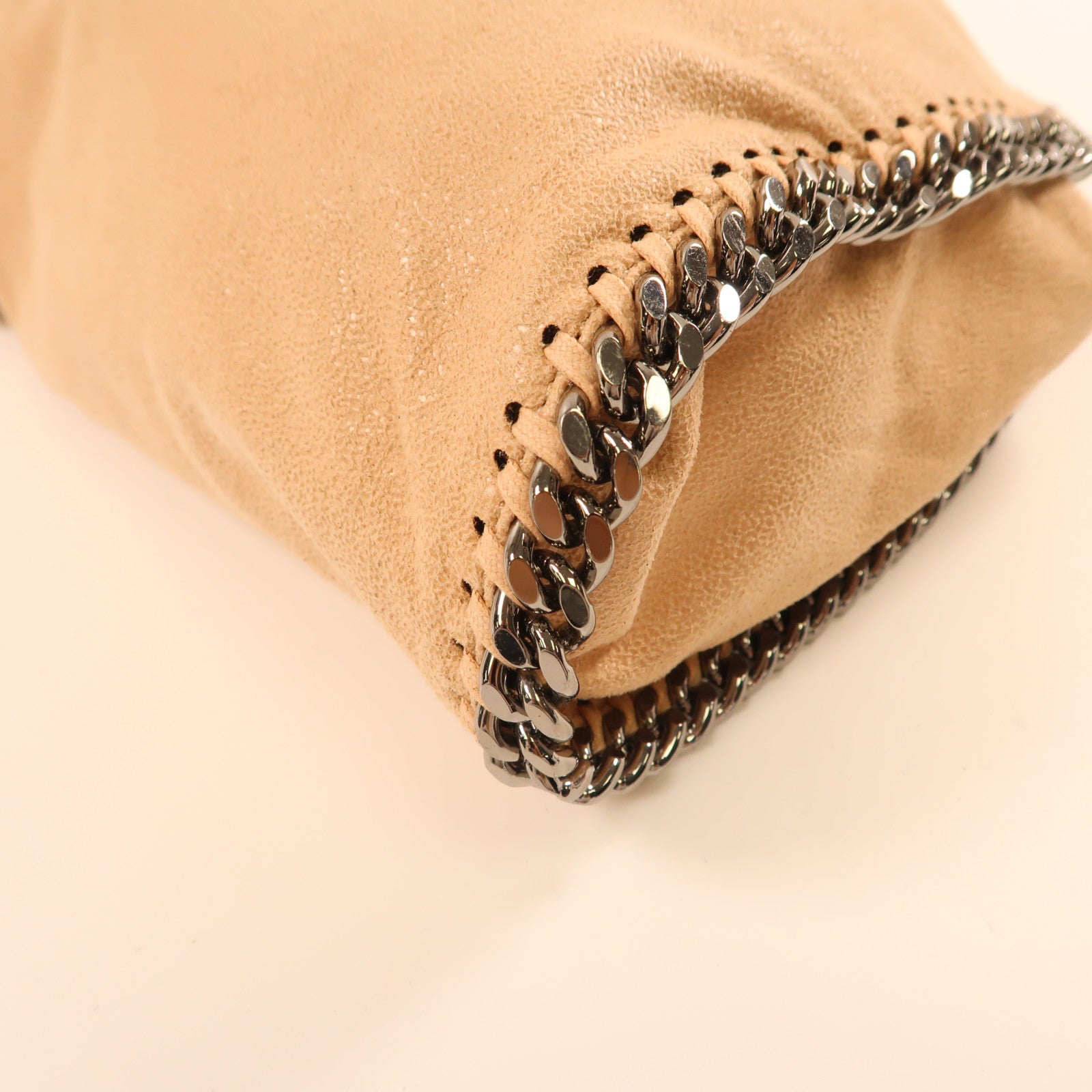 SELECTION Shaggy Deer Fabric Stella Mccartney銀扣鏈帶肩背袋粉紅色