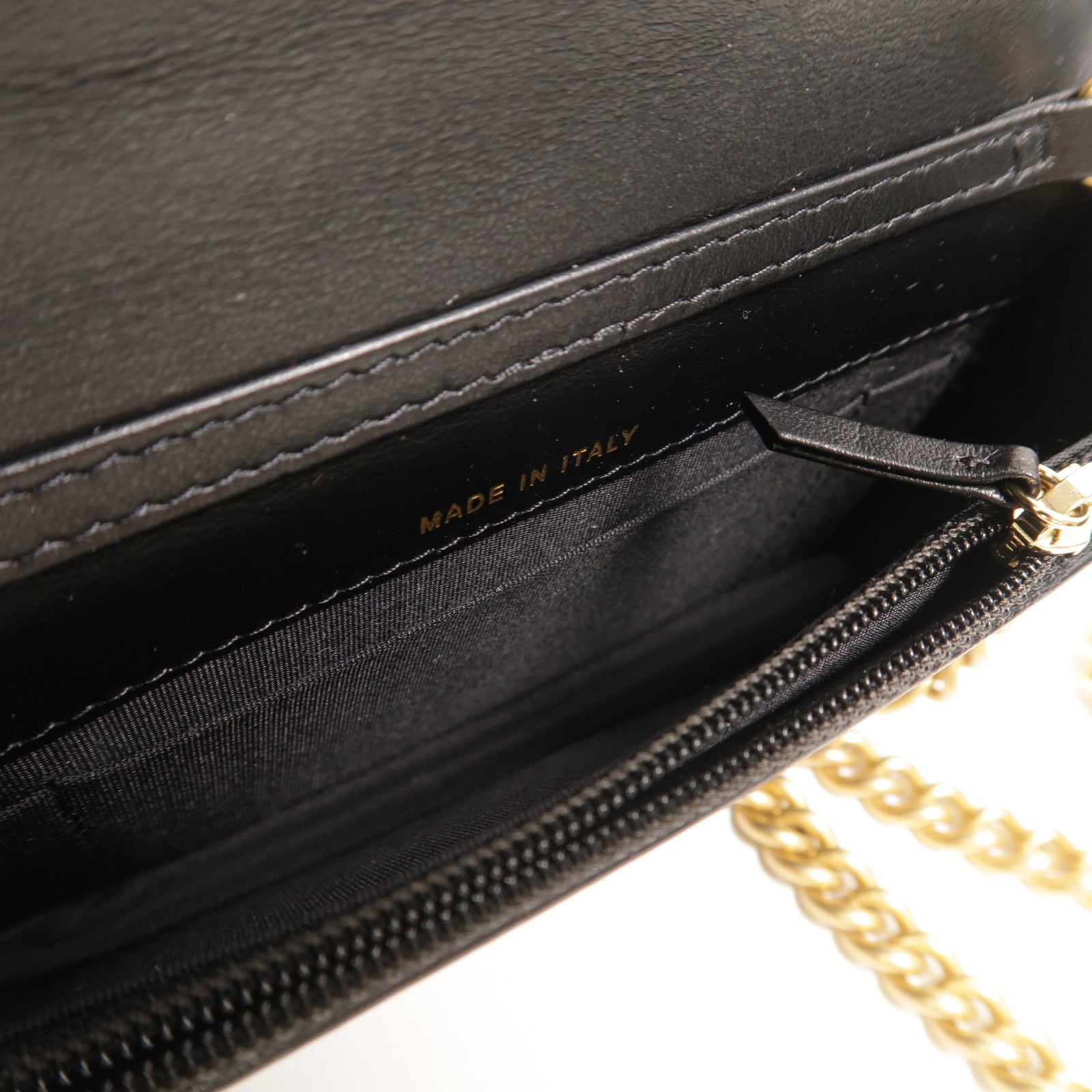 CHANEL 牛皮皮革Mini Boy鏈帶肩背袋
