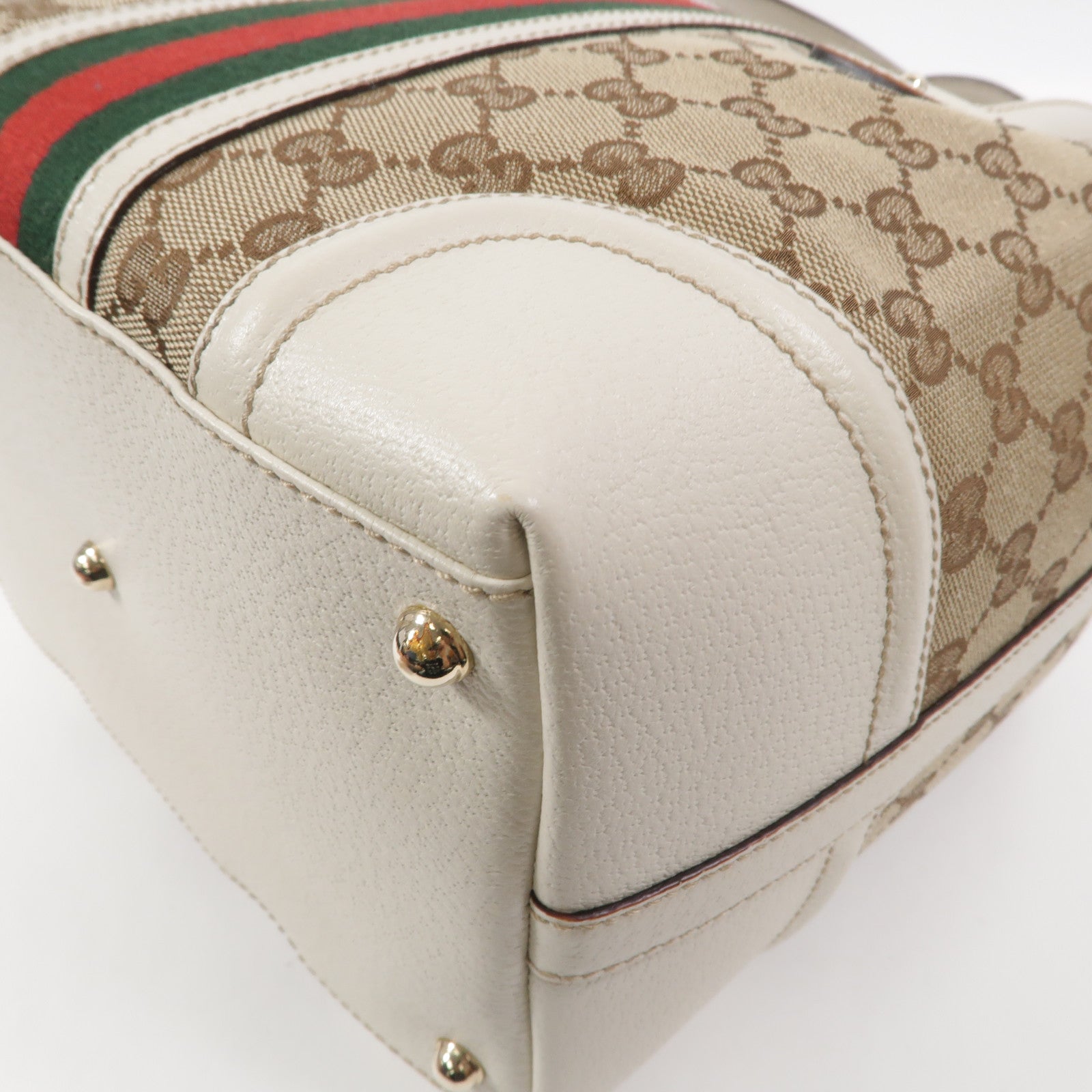 GUCCI 帆布GG Treasure Boston手挽袋