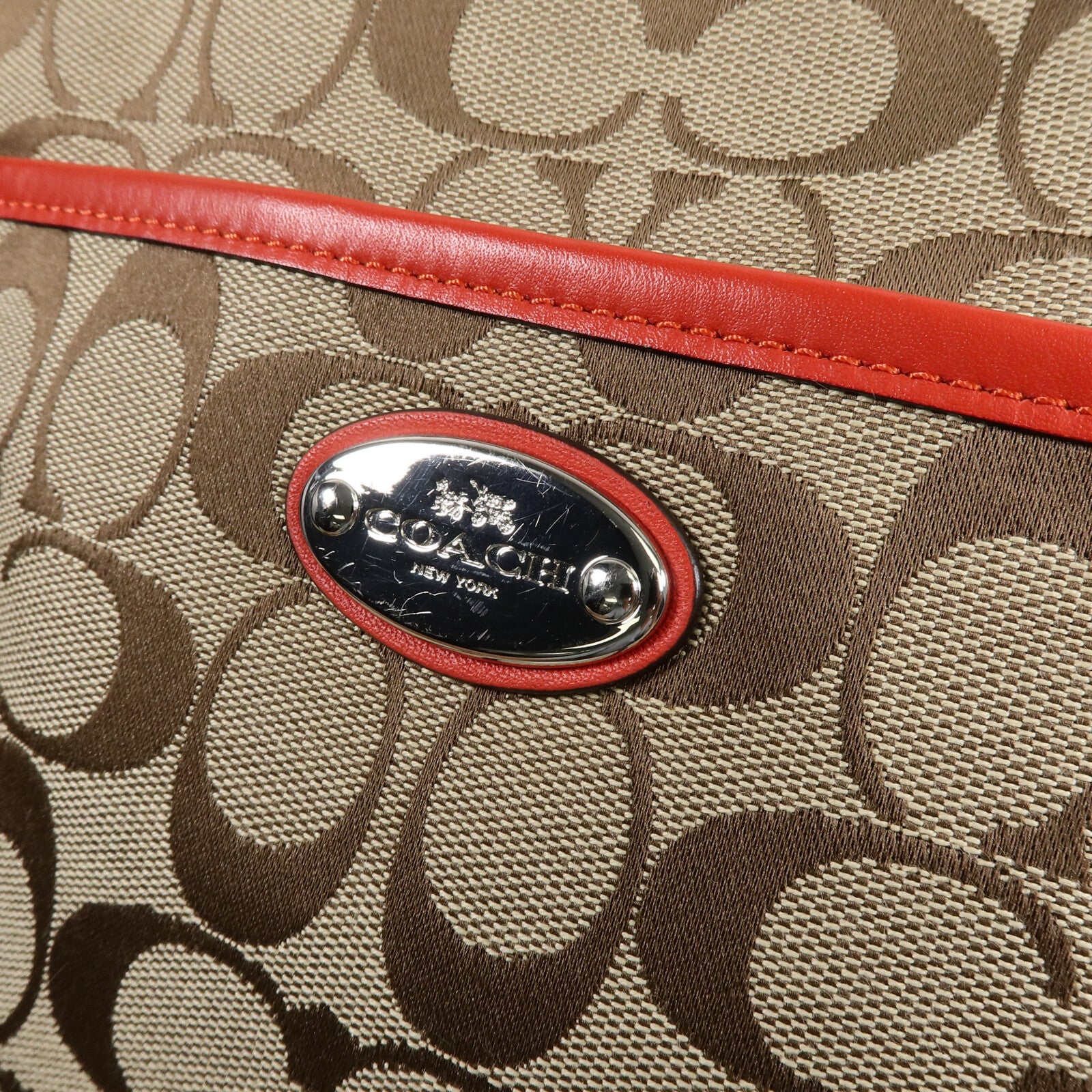 COACH 帆布Shoulder Bag肩背袋