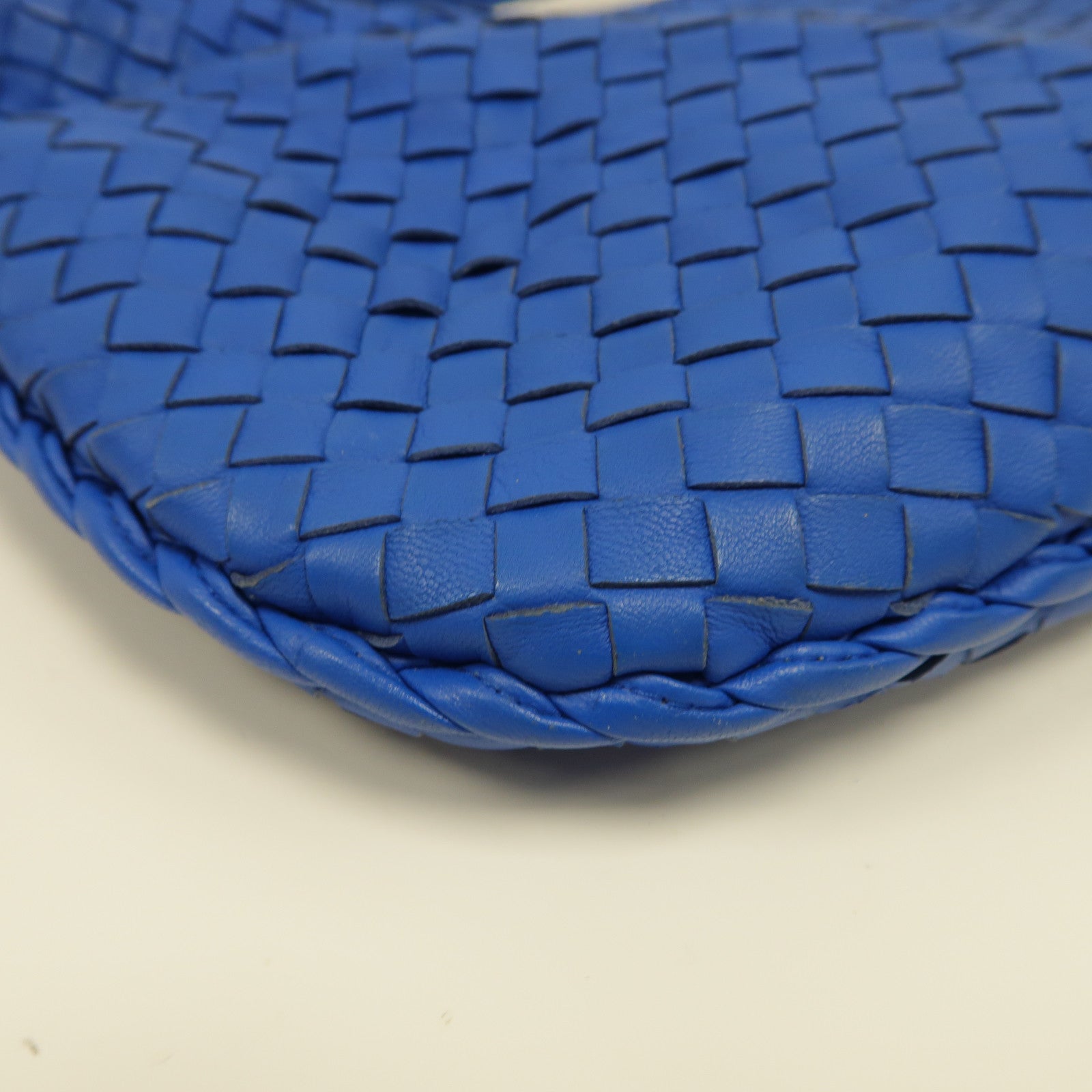 BOTTEGA VENETA 織紋皮革Shoulder Bag肩背袋藍色