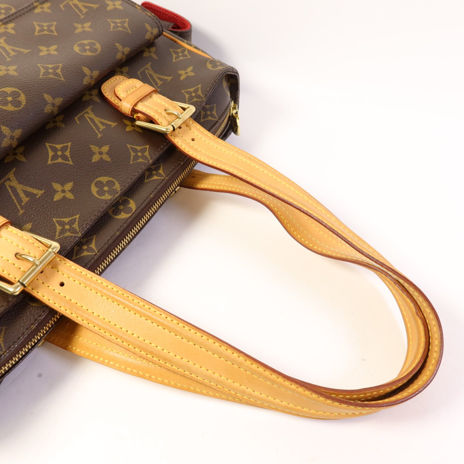 LOUIS VUITTON Monogram Multipli Cite金扣肩背袋