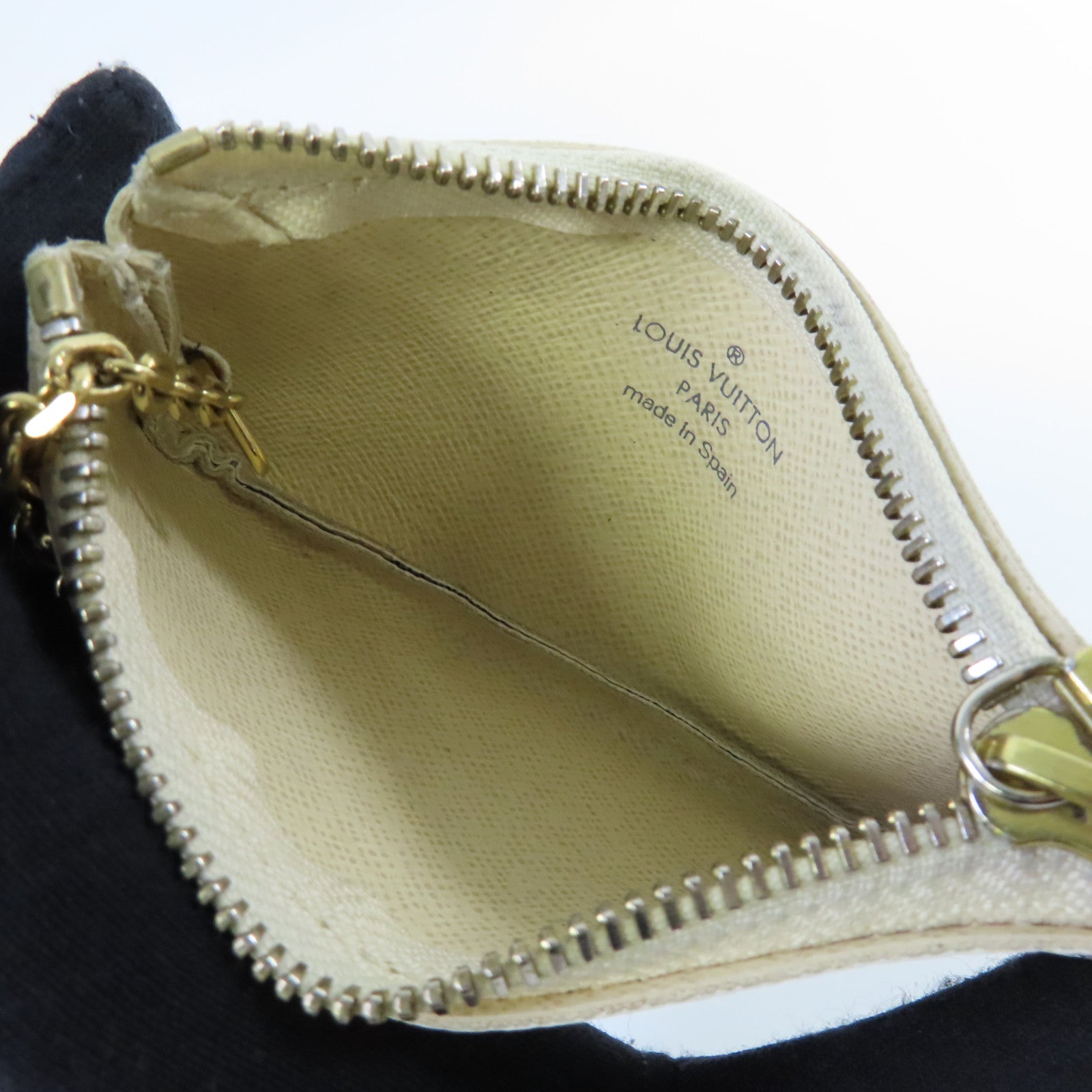 LOUIS VUITTON 【激減優惠】Damier Azur Coin Purse金扣零錢包米白色