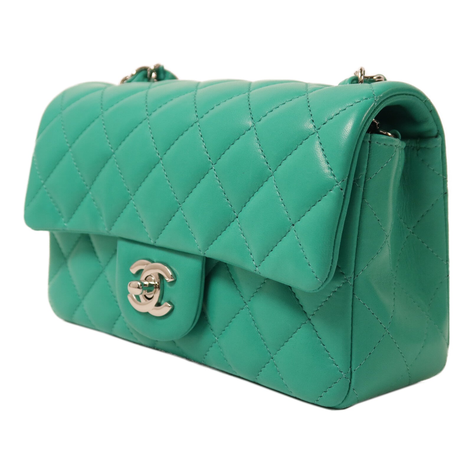 CHANEL 羊皮皮革Mini Classic 20鏈帶肩背袋