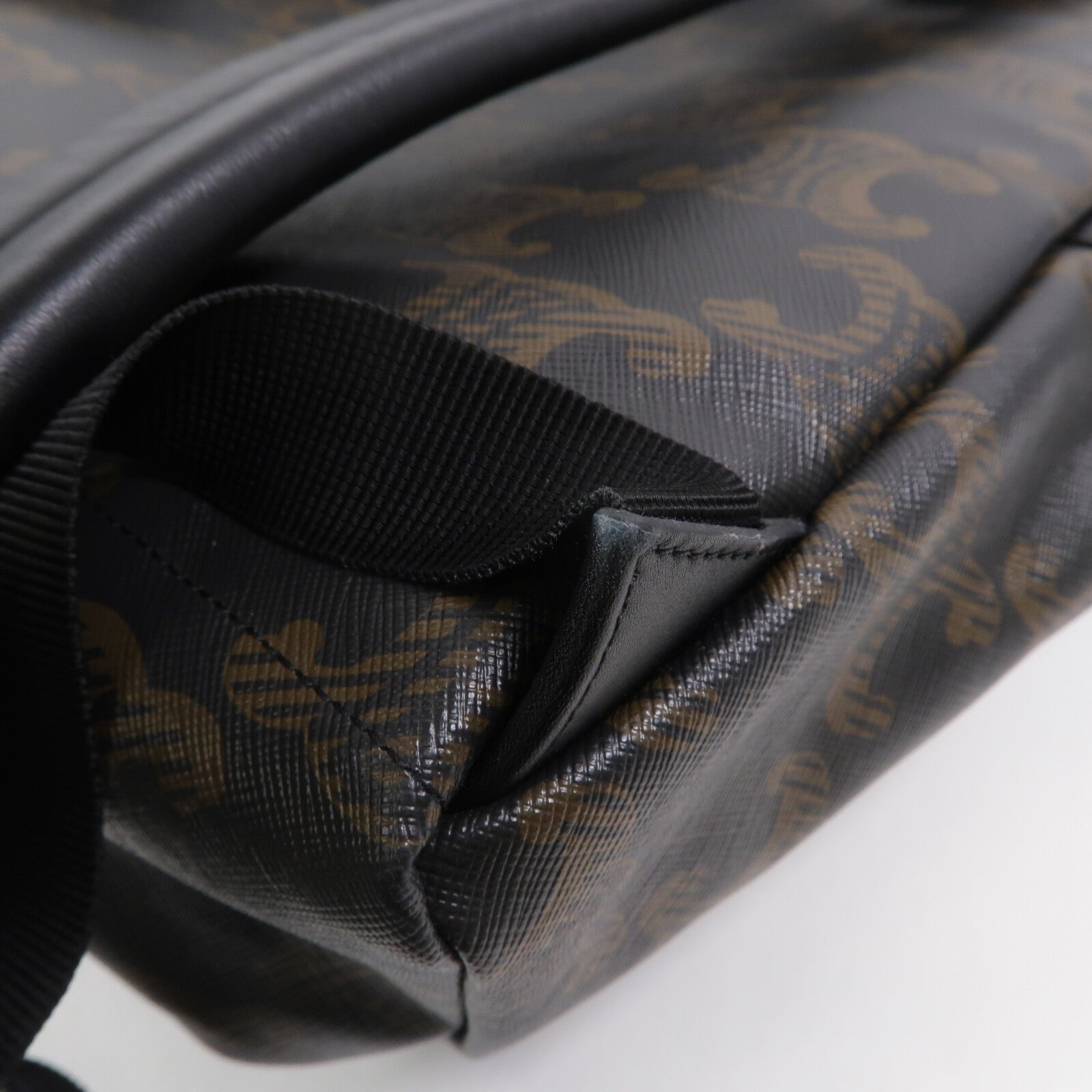 CELINE 塗層帆布Triomphe Backpack背包
