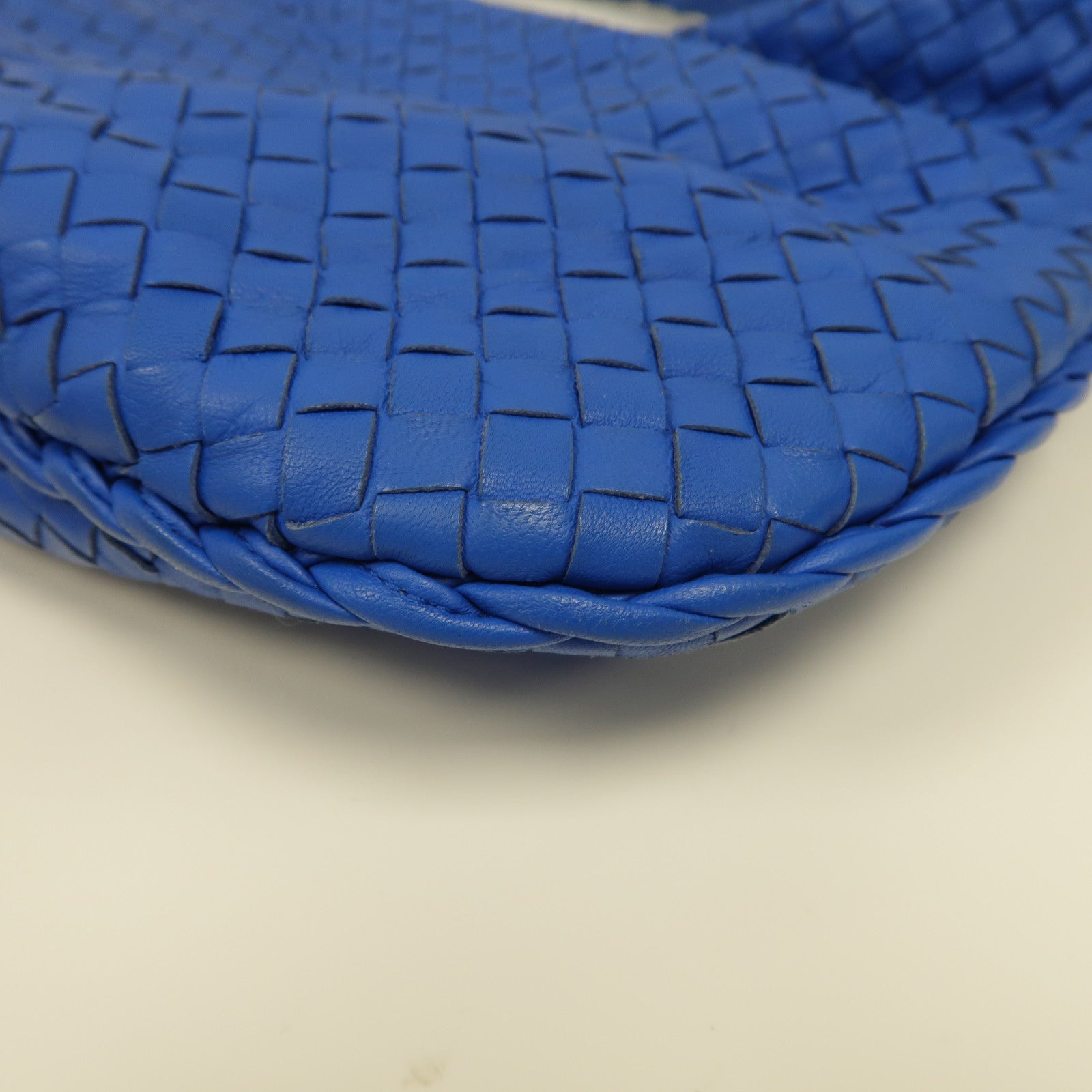 BOTTEGA VENETA 織紋皮革Shoulder Bag肩背袋藍色