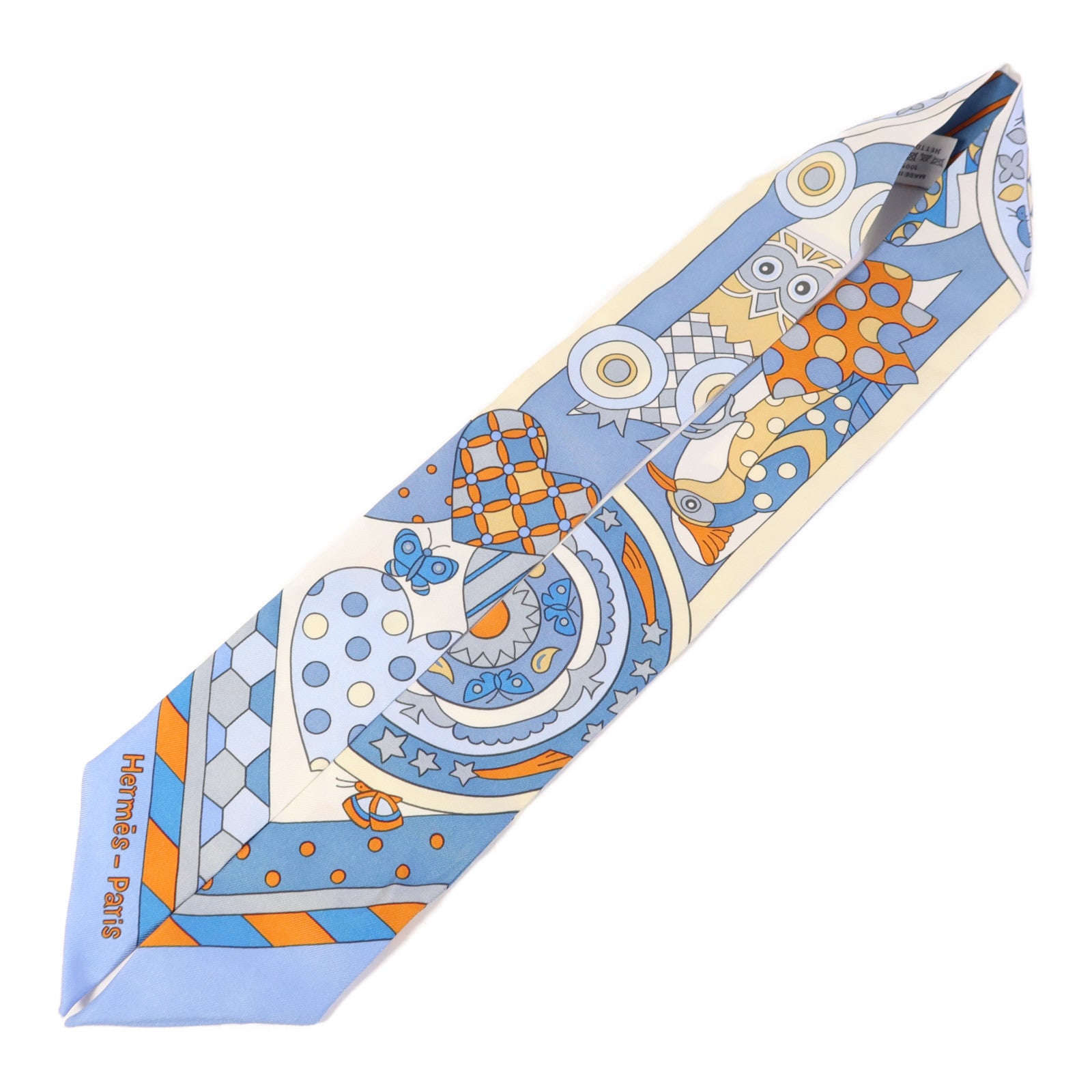 HERMES 絲質Twilly絲巾
