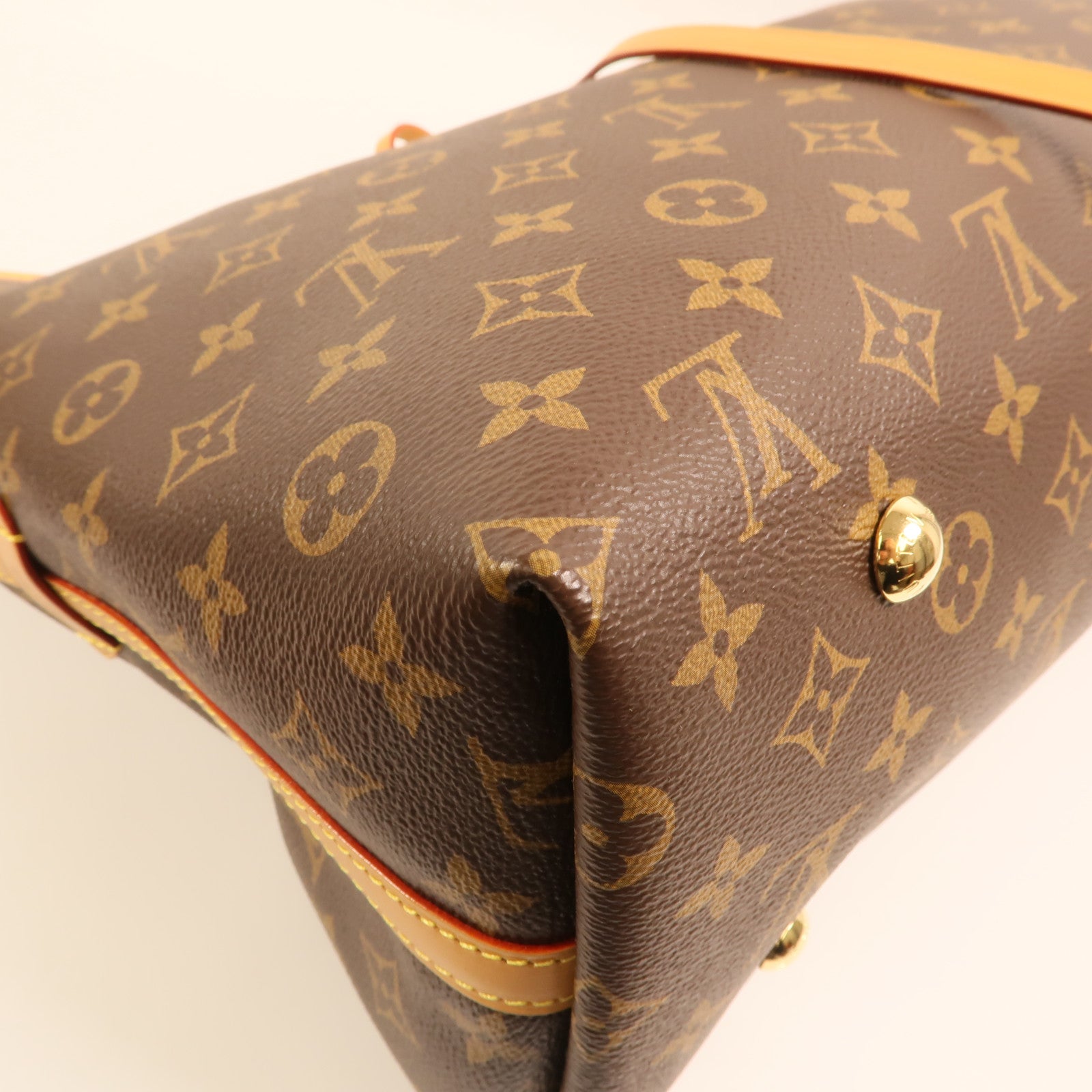 LOUIS VUITTON Monogram Carry All MM金扣肩背袋