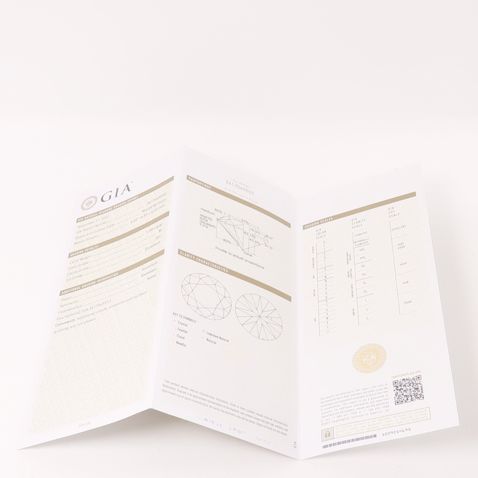 JEWELRY 18K白金Diamond Ring 1.0ct鑽石戒指US#8.5