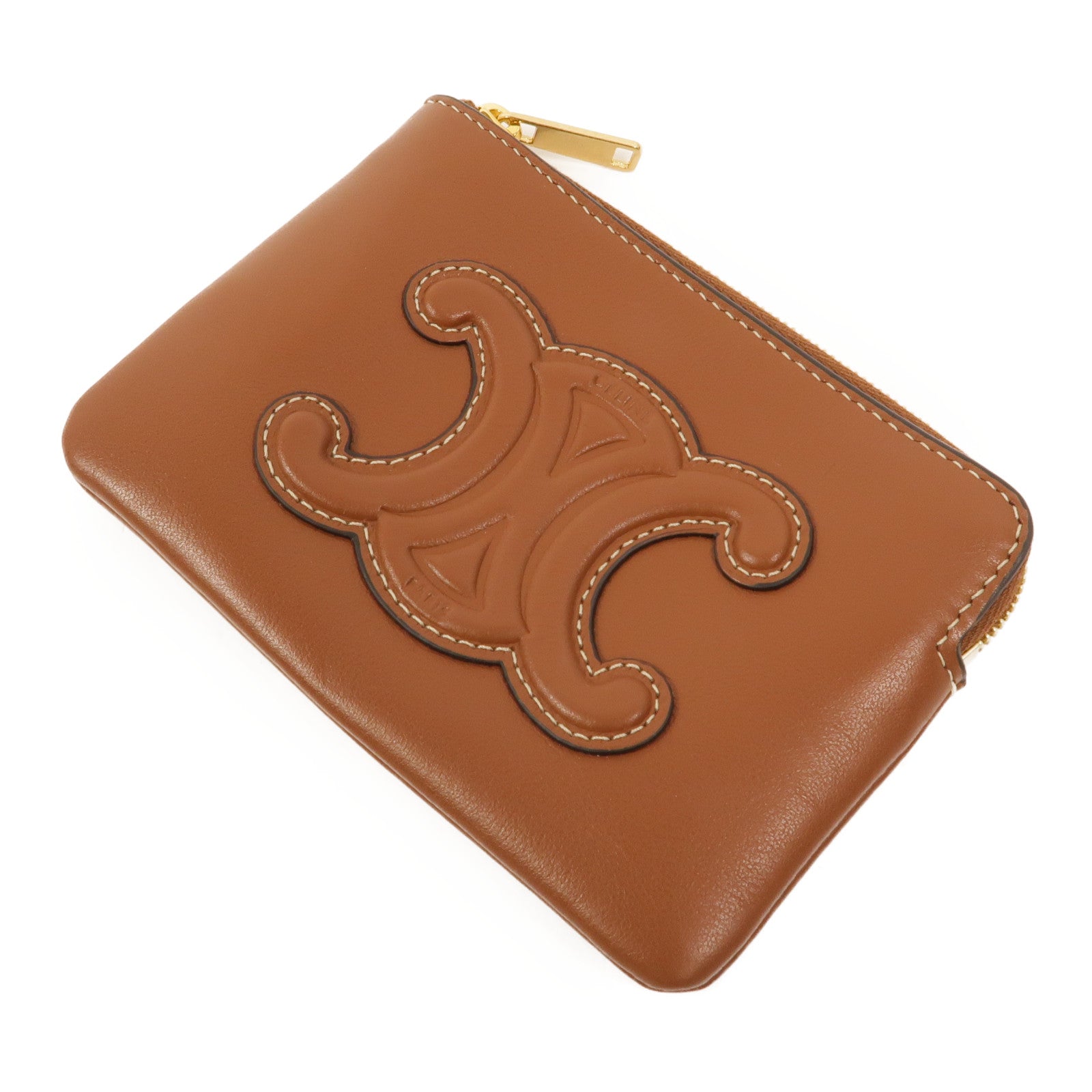 CELINE 牛皮皮革Coin and Card Pouch零錢包