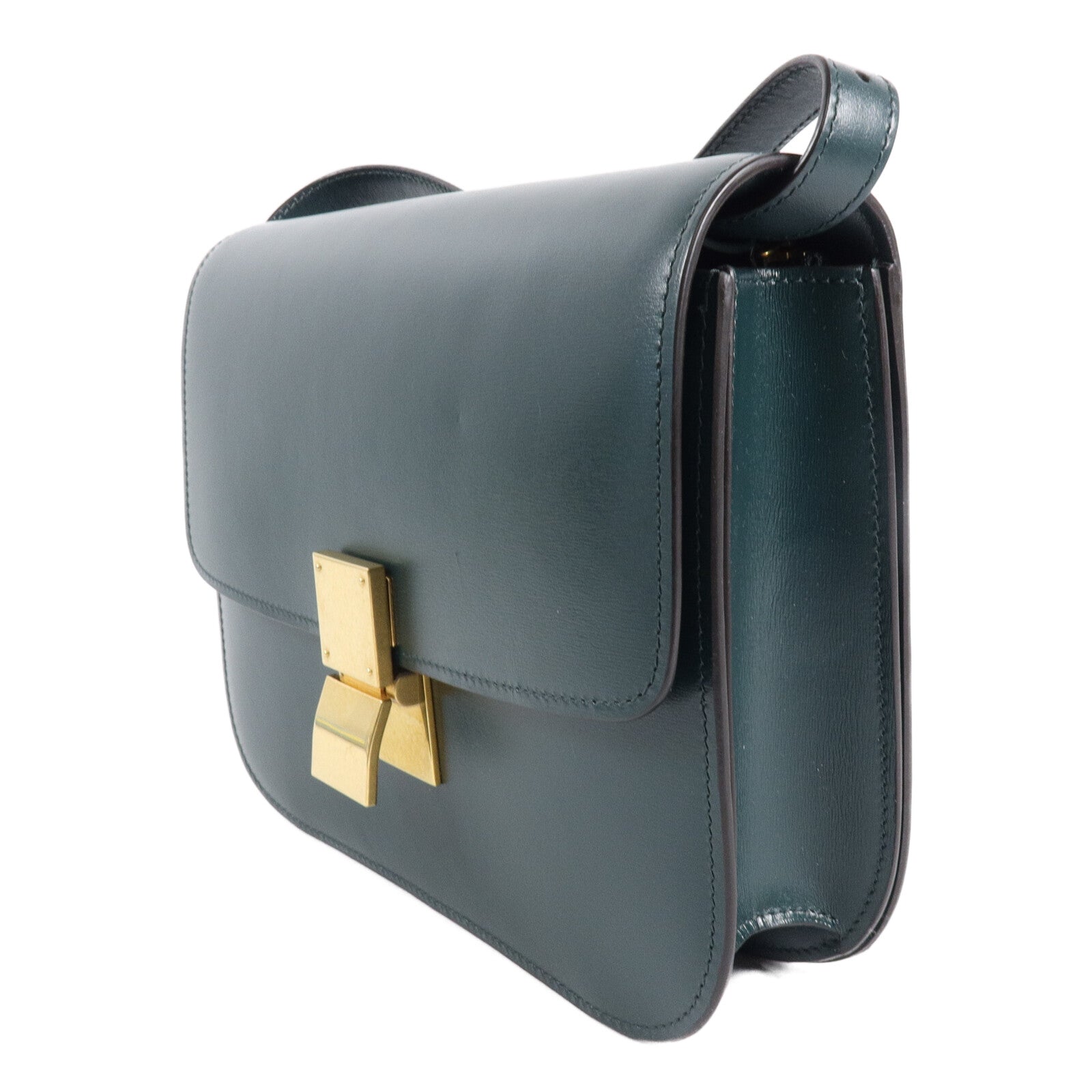 CELINE 牛皮皮革Classic Box肩背袋