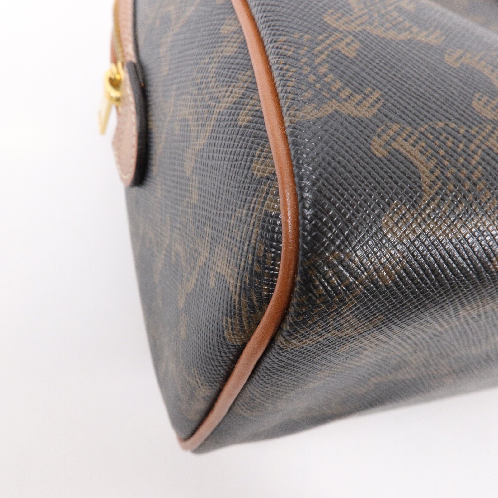 CELINE 塗層帆布Mini Boston In Triomphe手挽肩背兩用袋