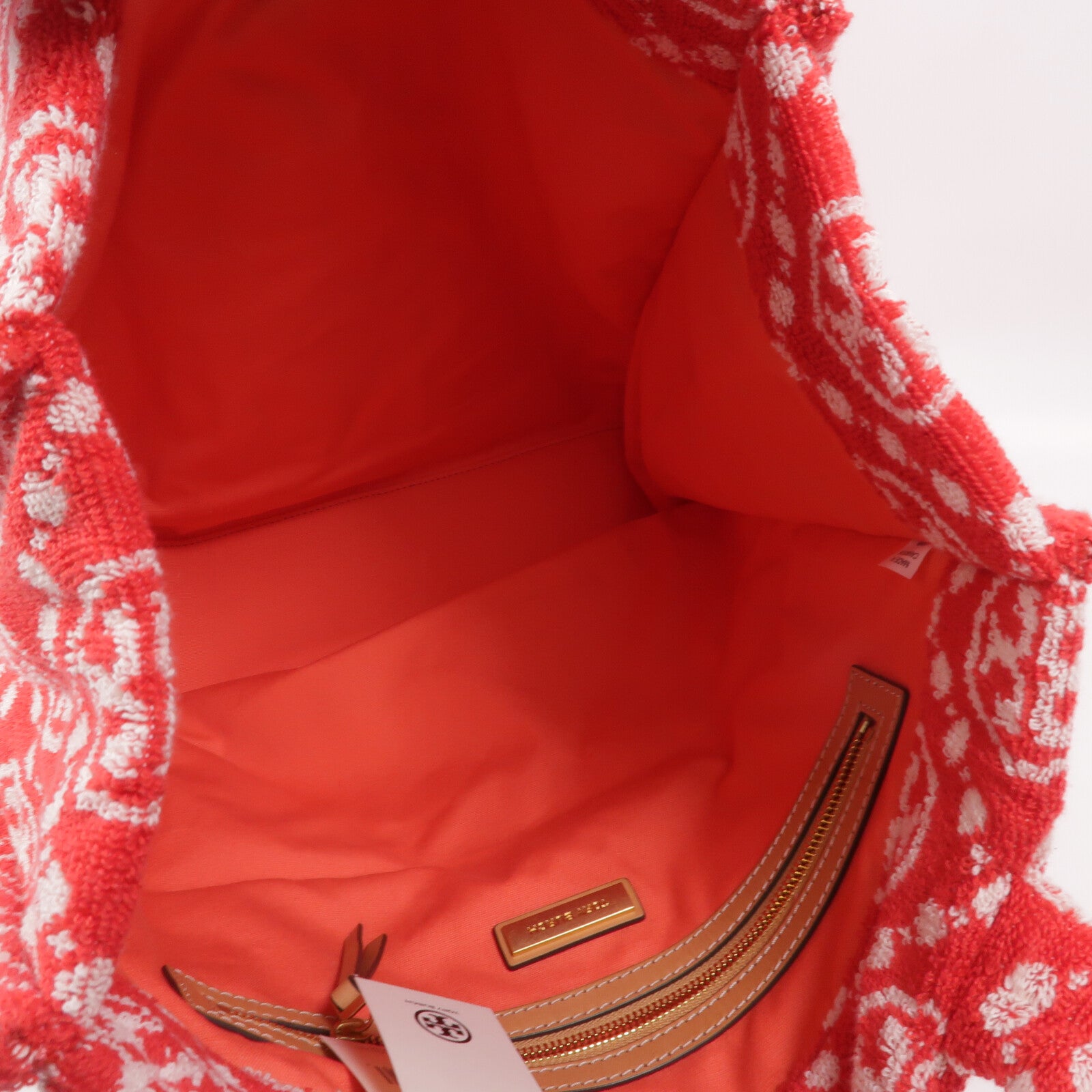 Tory Burch 棉質T Monogram Terry Tote手挽袋