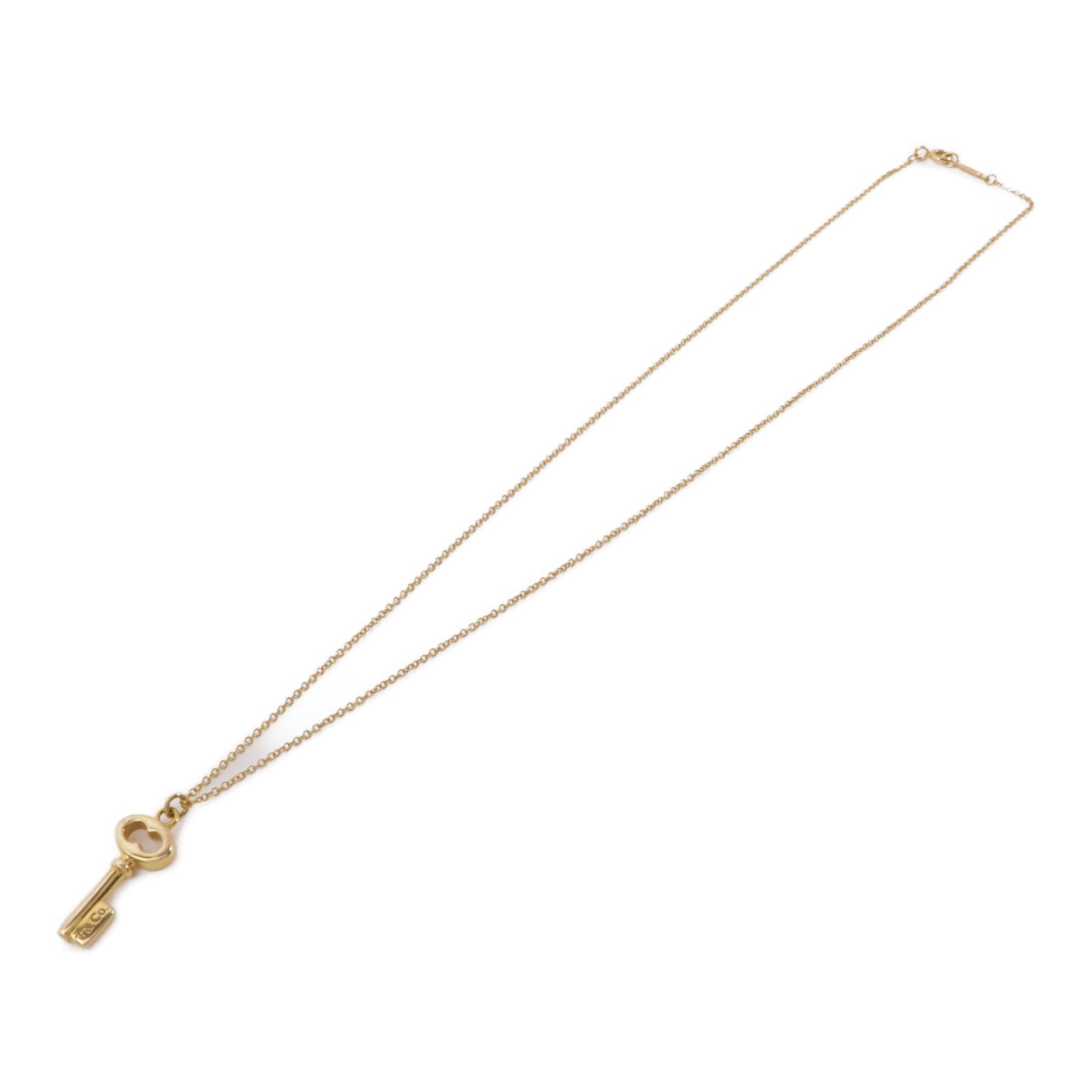 TIFFANY＆CO 18K黃金Key Necklace項鍊