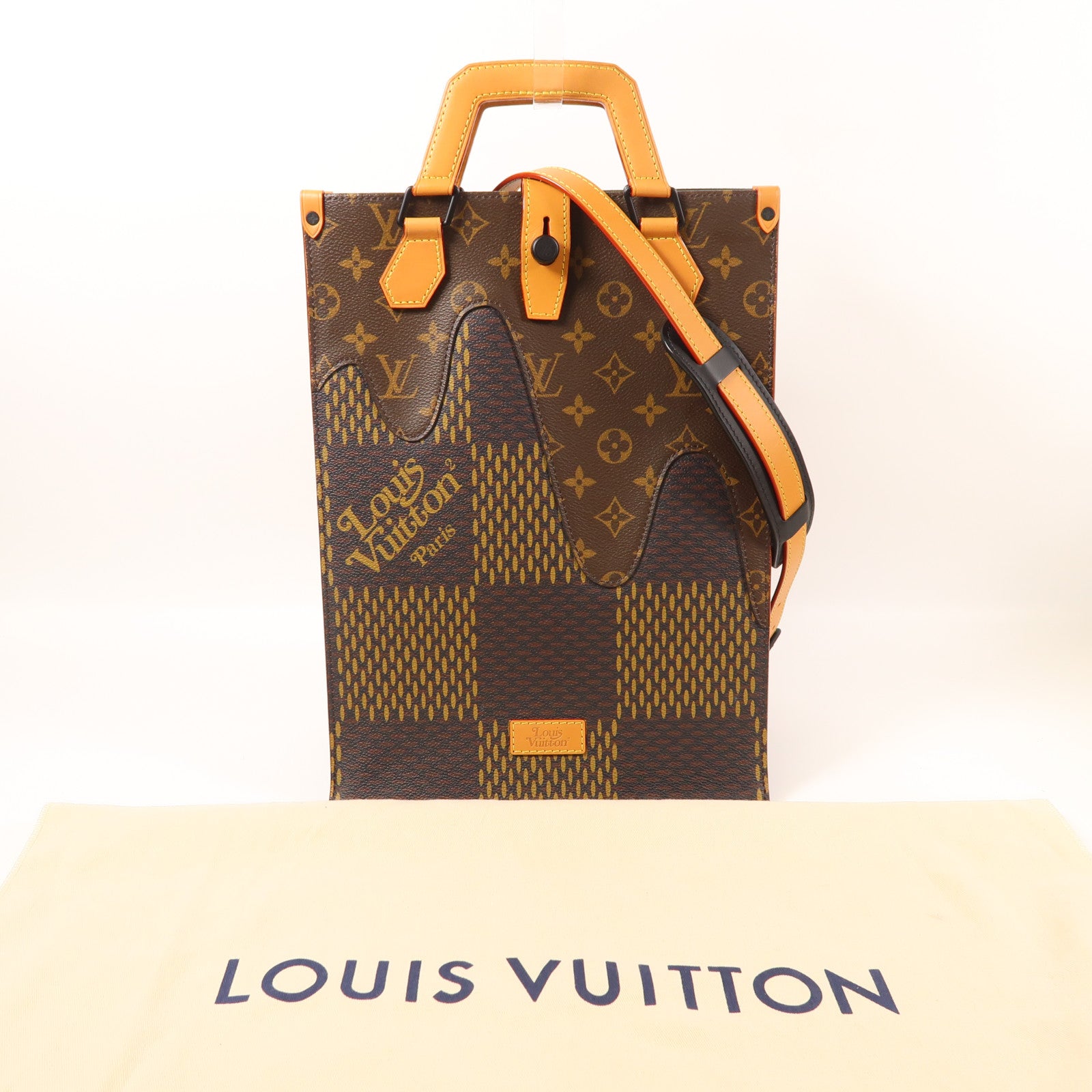 LOUIS VUITTON Monogram LV x Nigo Mini Tote手挽肩背兩用袋