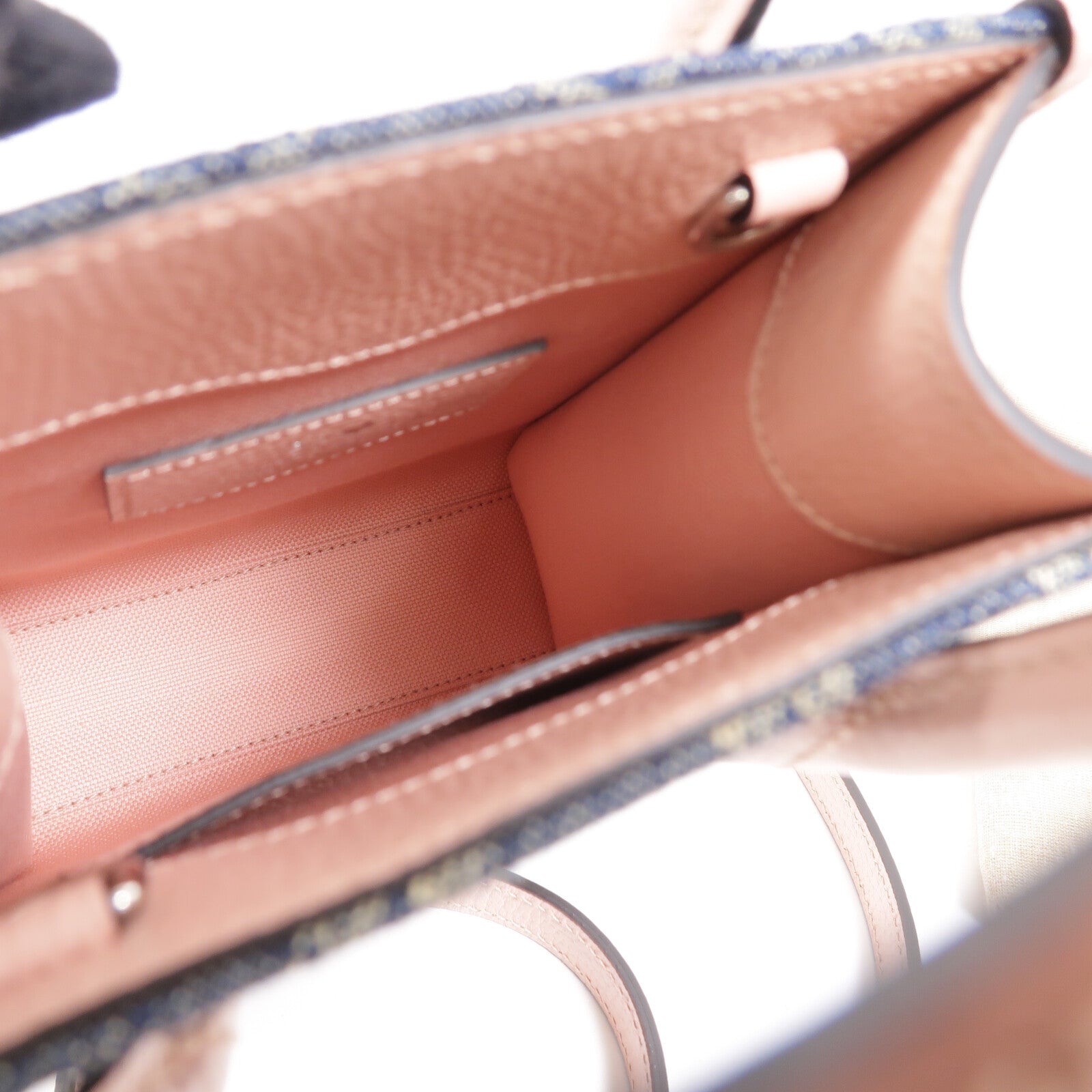 GUCCI 牛仔布Interlocking G Mini Tote手挽肩背兩用袋