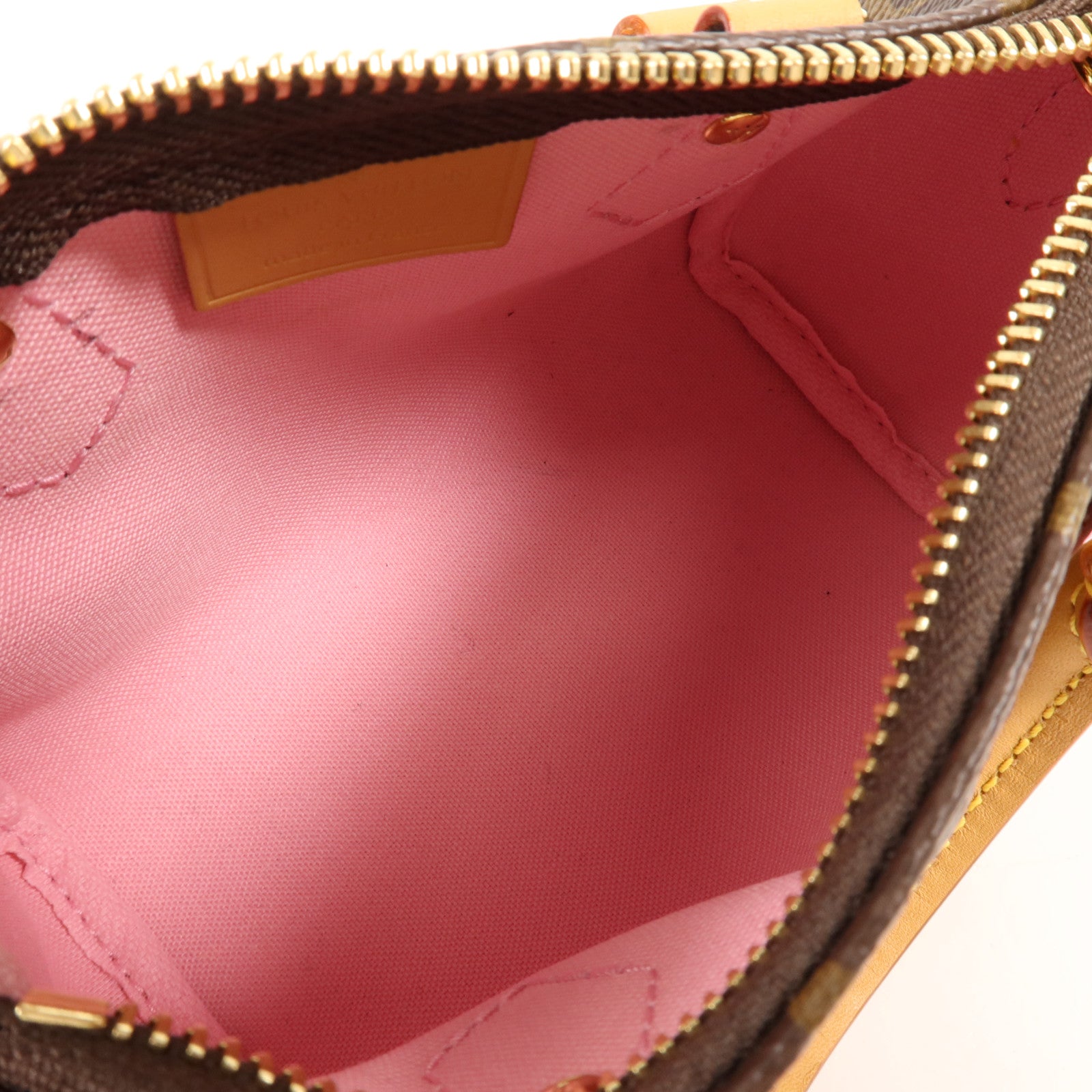 LOUIS VUITTON Monogram Vivienne Nano Speedy金扣手挽肩背兩用袋