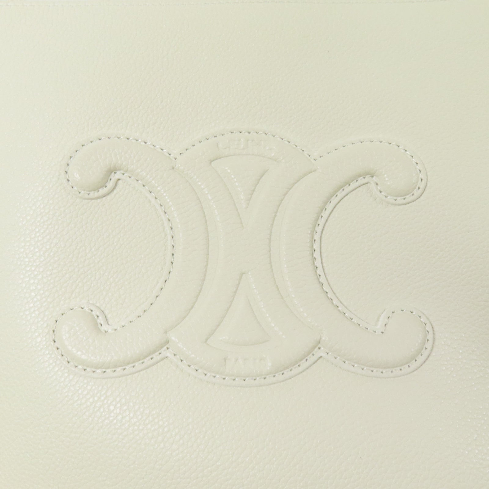 CELINE 牛皮皮革Cuir Triomphe Bucket Bag金扣肩背袋