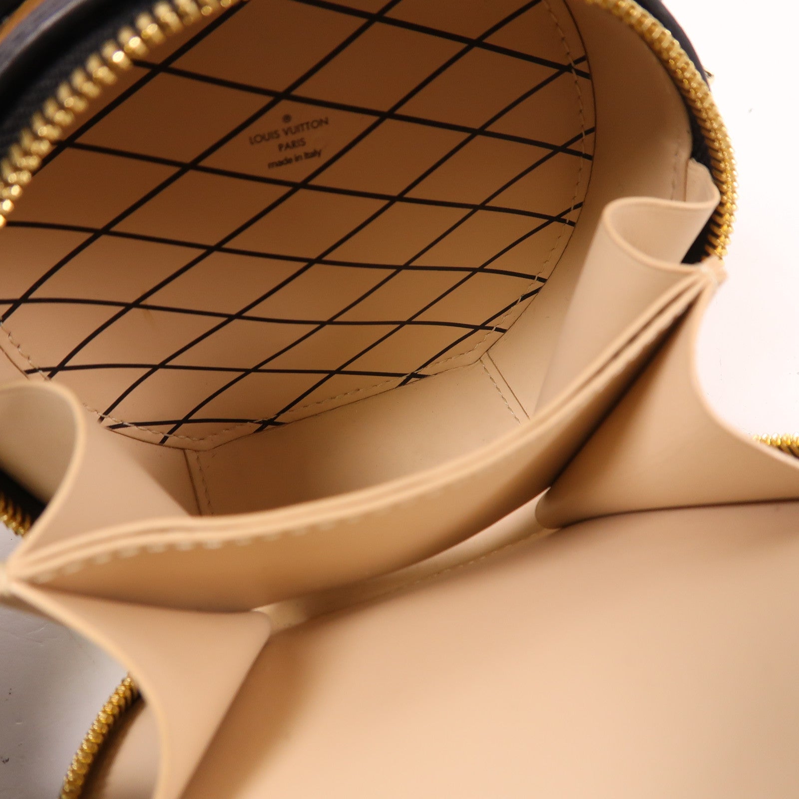 LOUIS VUITTON 【激減優惠】Monogram Reverse Mini Boite Chapeau金扣手挽肩背兩用袋