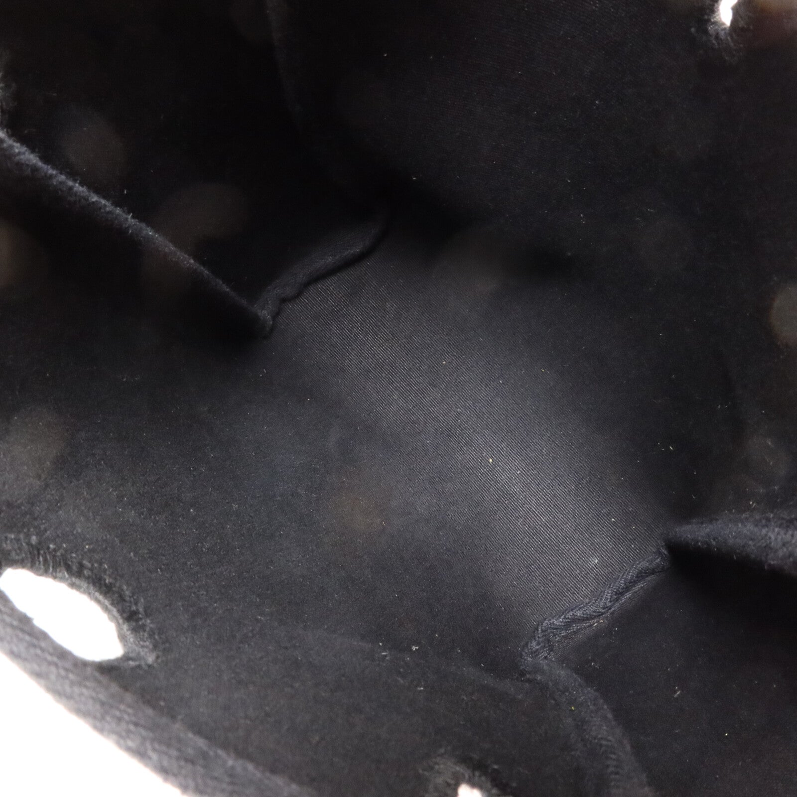 HERMES 帆布Vintage Herbag Mini肩背袋Noir