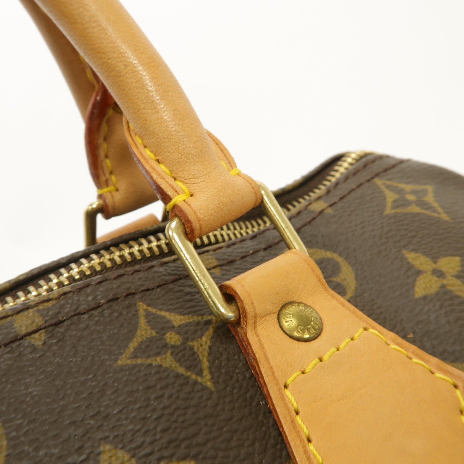 LOUIS VUITTON 【清倉大減價】Monogram Speedy 30 Hand Bag金扣手挽袋啡色