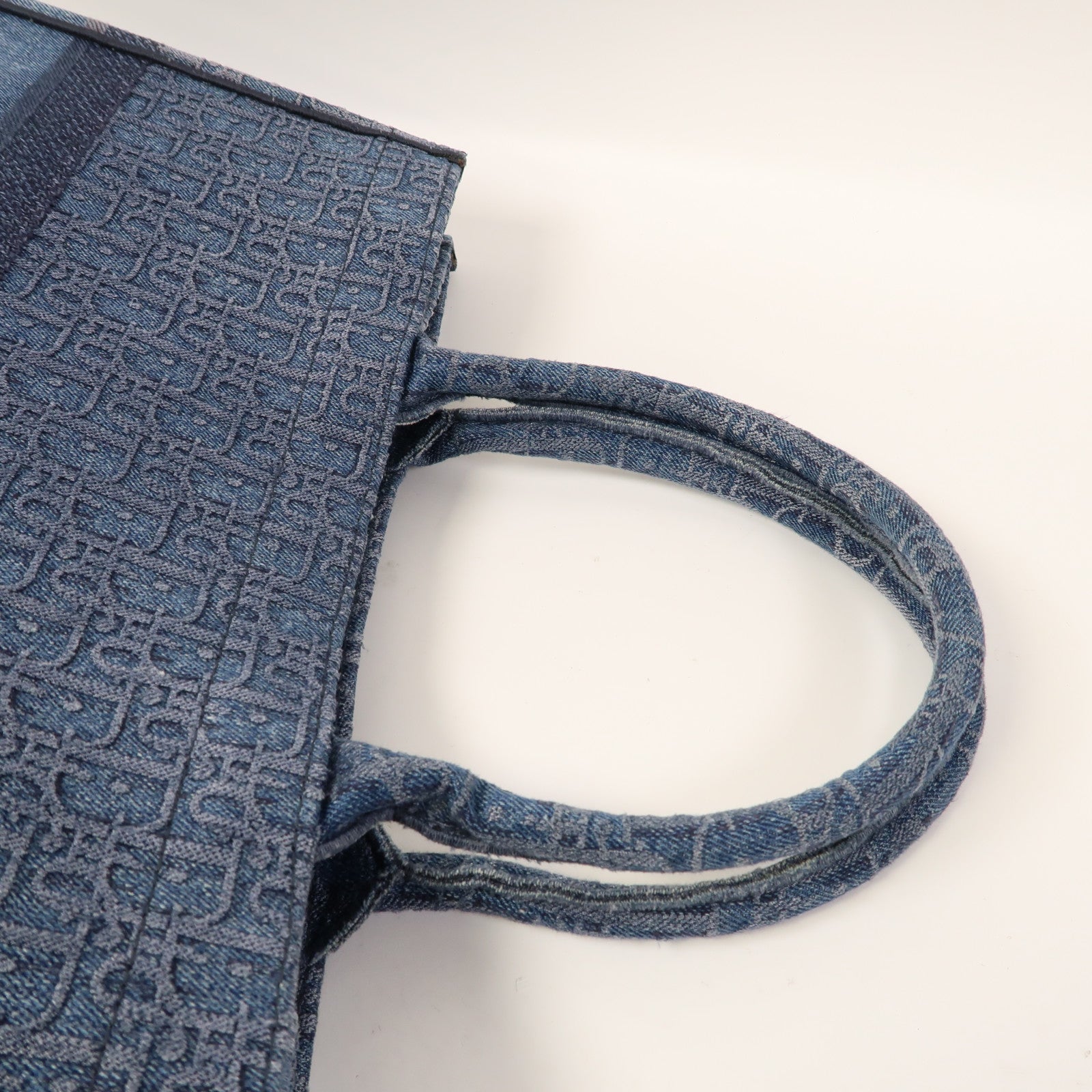 Dior 帆布Book Tote Large手挽袋藍色