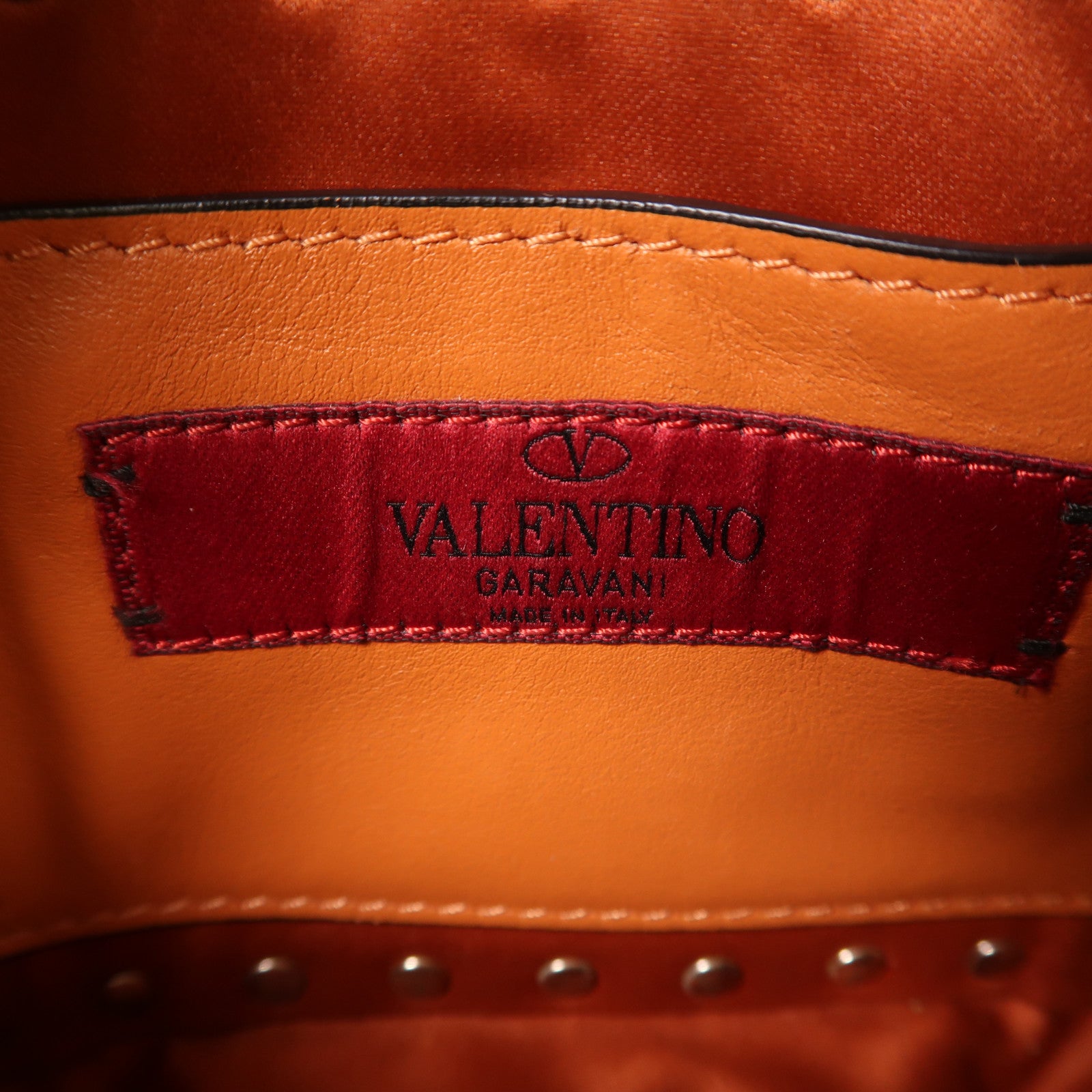 Valentino 【激減優惠】牛皮皮革Chain Shoulder金扣鏈帶肩背袋