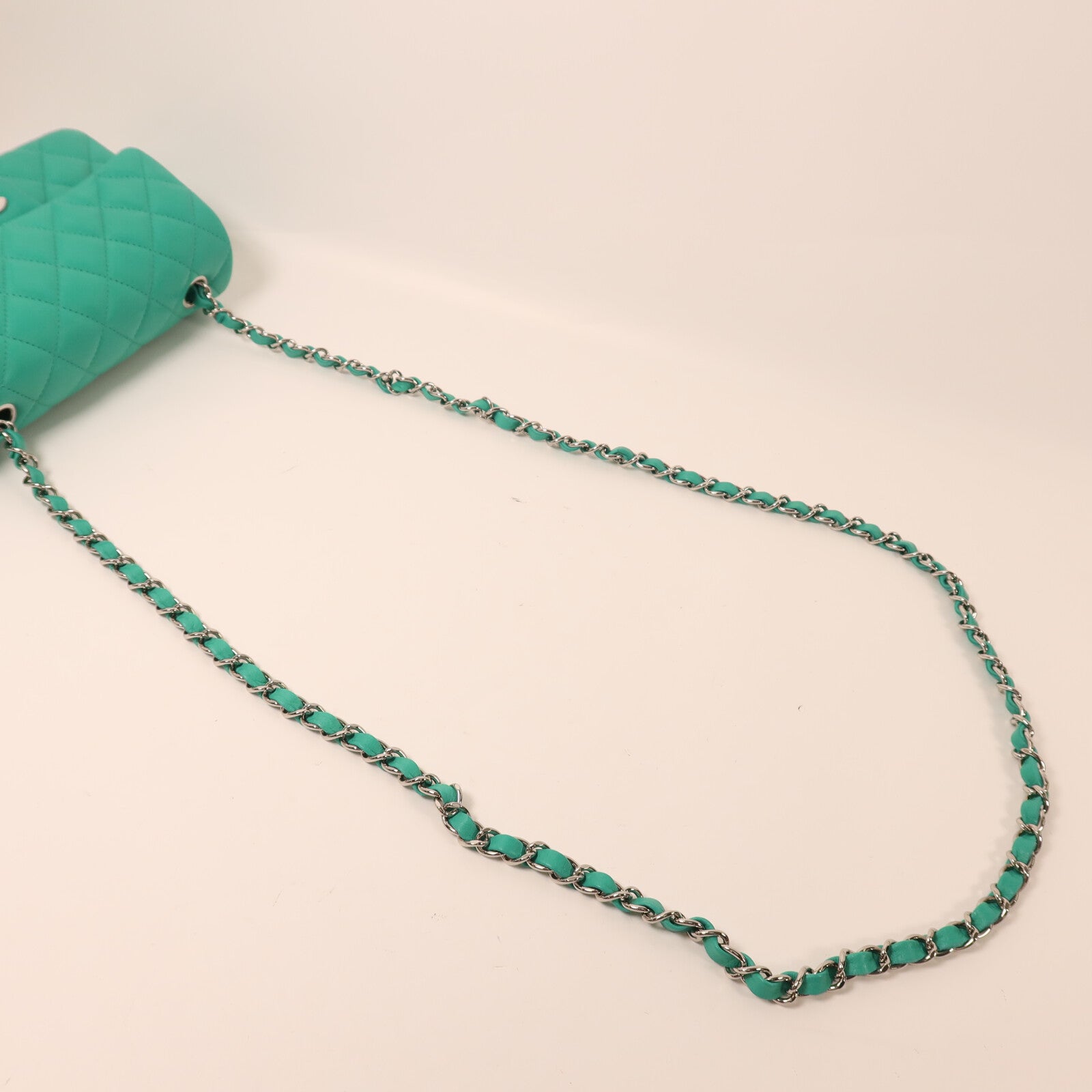 CHANEL 羊皮皮革Mini Classic 20鏈帶肩背袋