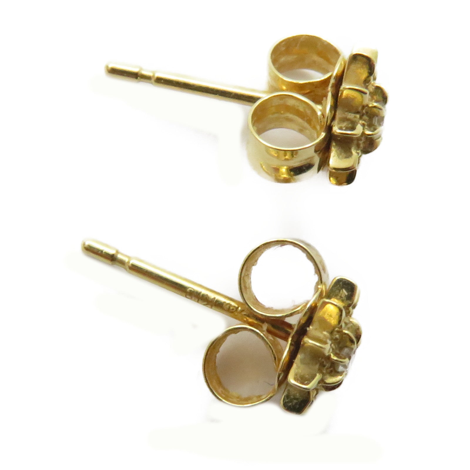JEWELRY 18K黃金Diamond Earrings 0.02ct鑽石耳環