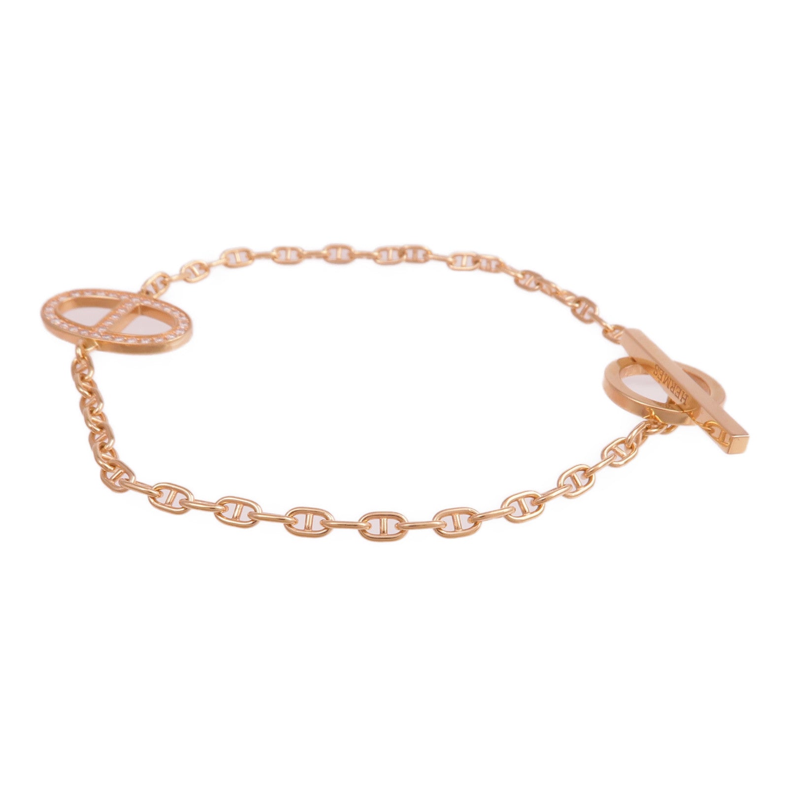 HERMES 18K玫瑰金Farandole Bracelet手鏈