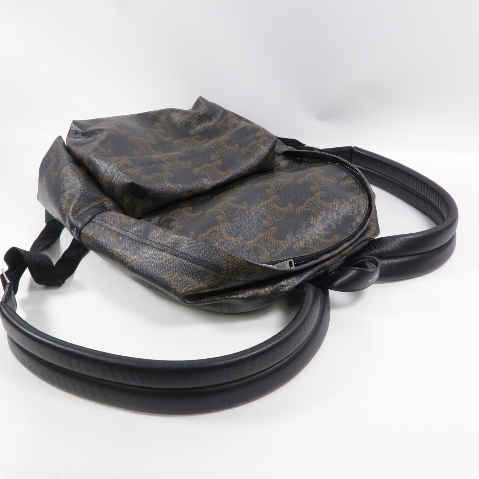 CELINE 塗層帆布Triomphe Backpack背包