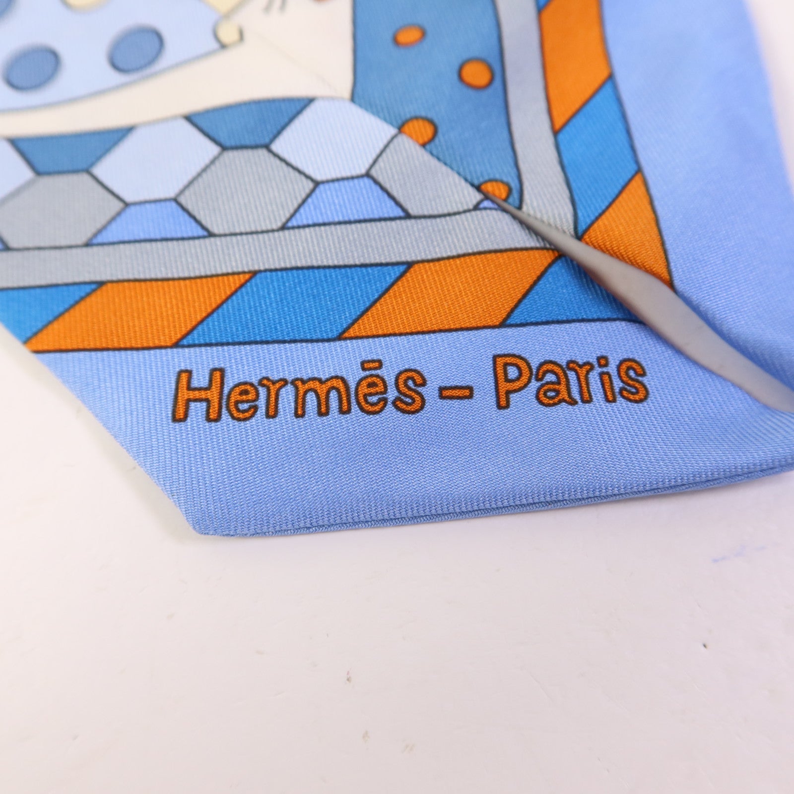 HERMES 絲質Twilly絲巾