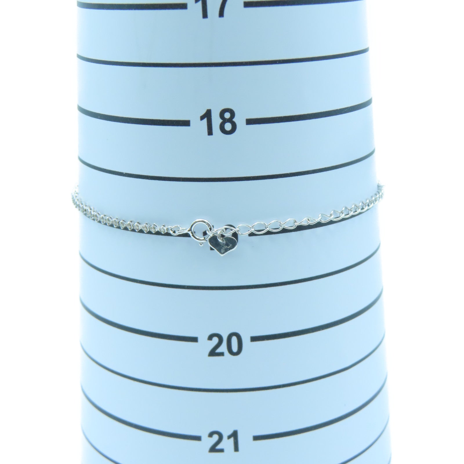JEWELRY **【激減優惠】18K白金Bracelet0.73ct鑽石手鏈銀色