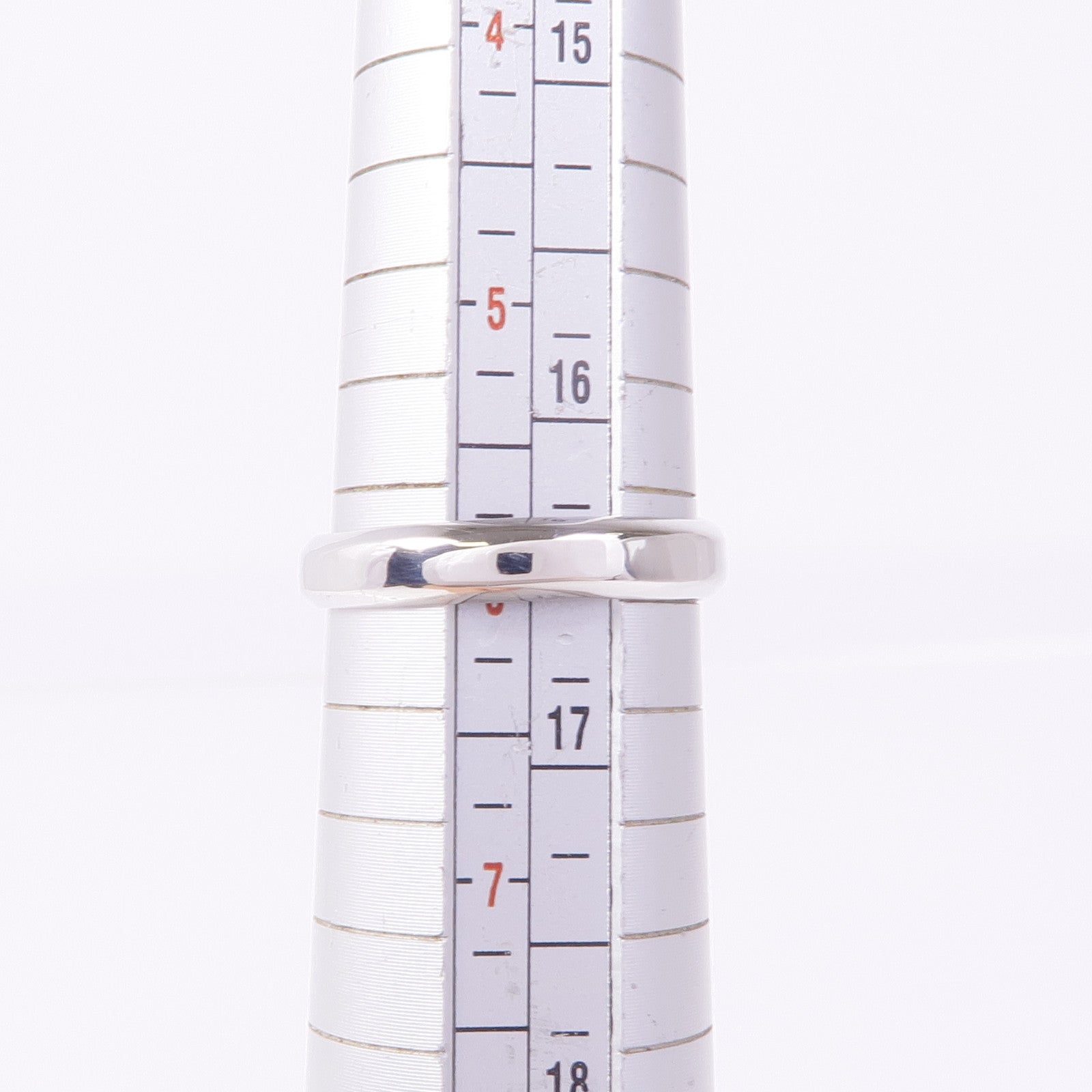 JEWELRY PT900鉑金Sapphire Diamond Ring藍寶石/鑽石戒指US#6