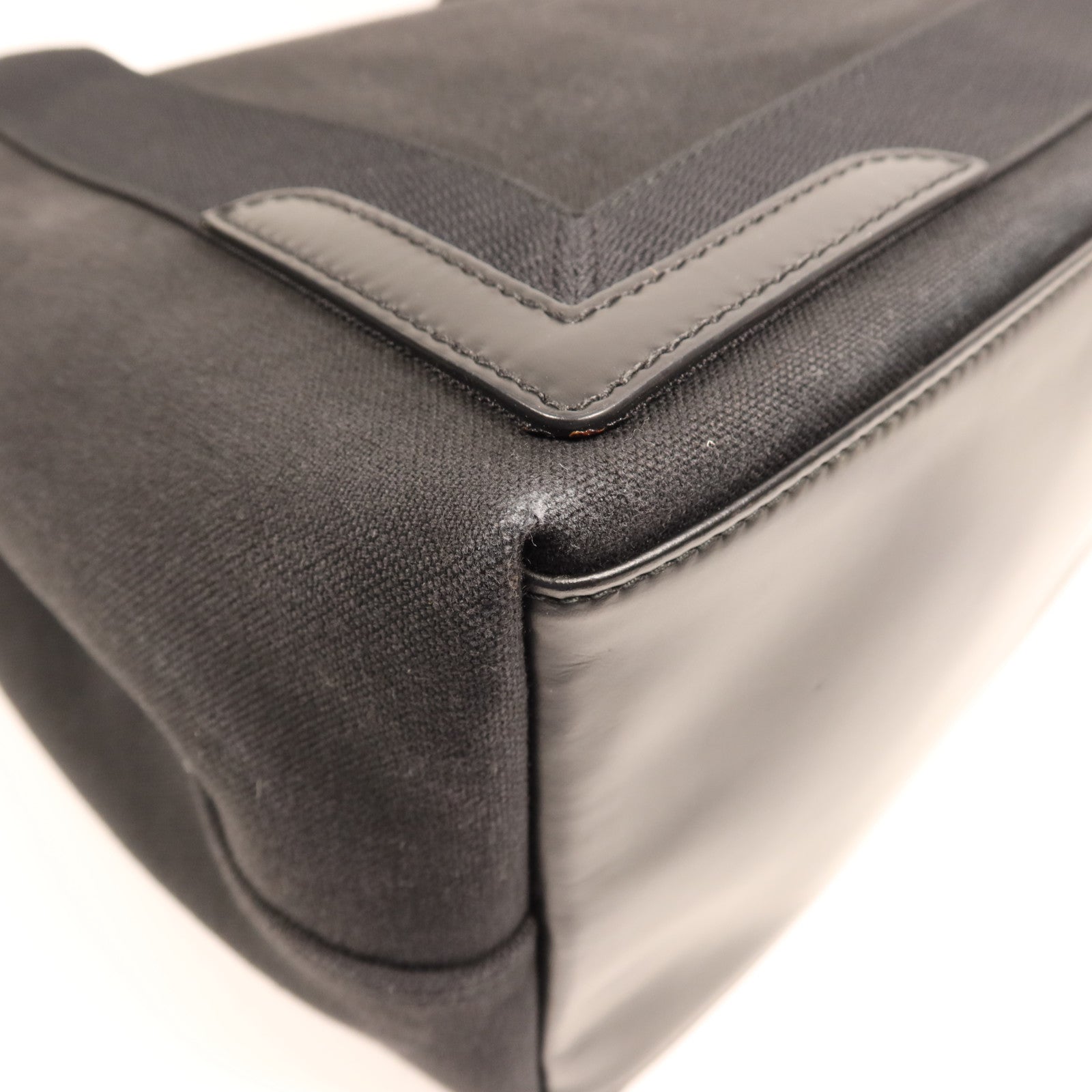 BALENCIAGA 帆布Tote Bag銀扣手挽袋