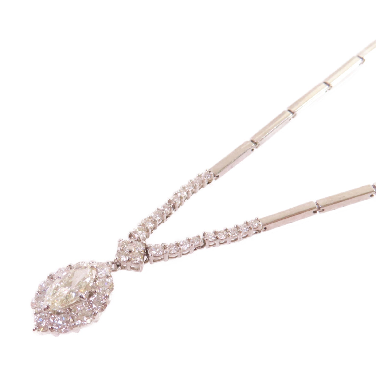 JEWELRY 18K白金/14K白金Diamond Necklace 0.76ct/0.88ct/0.55ct鑽石項鍊