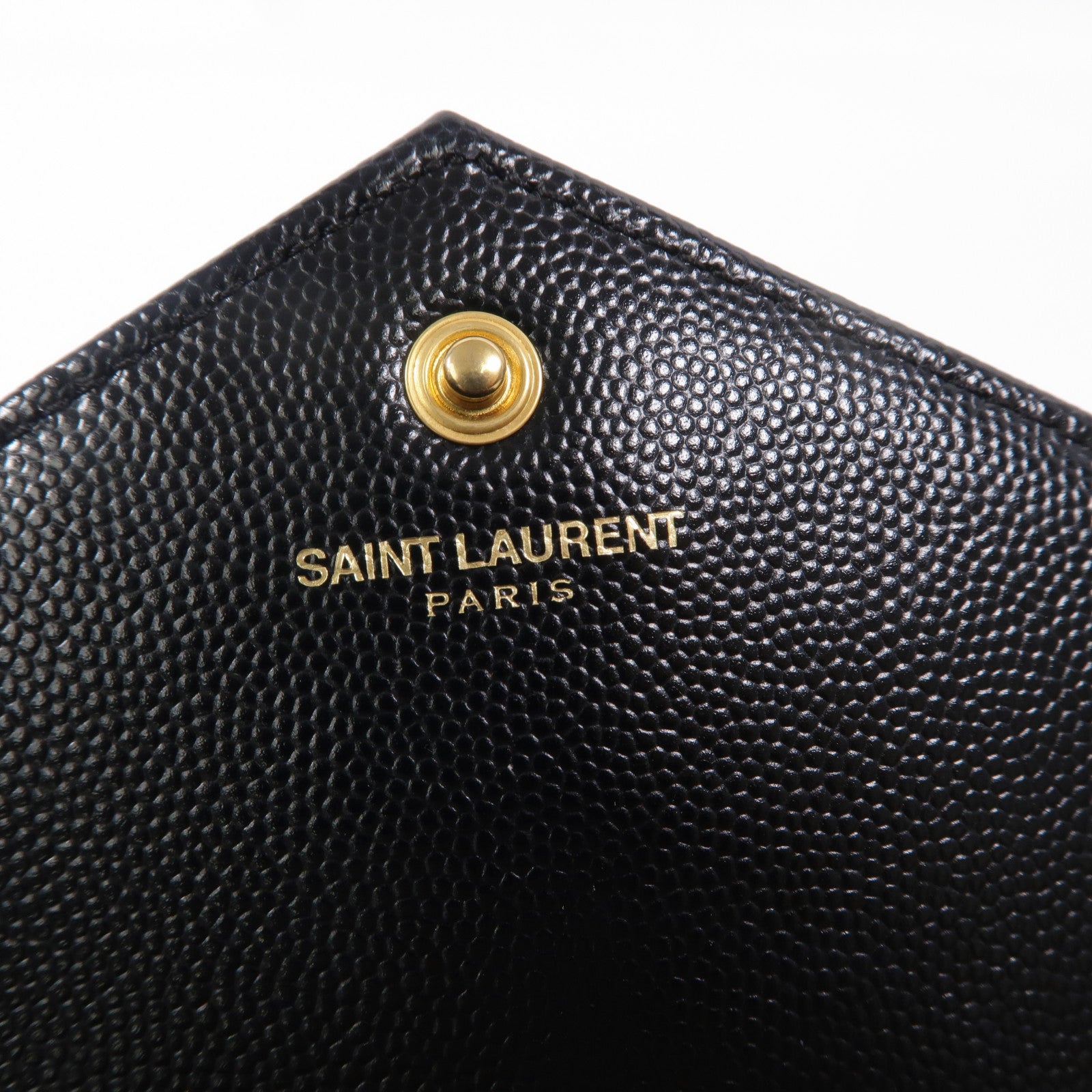 SAINT LAURENT 牛皮皮革Cassandre Envelope鏈帶肩背袋