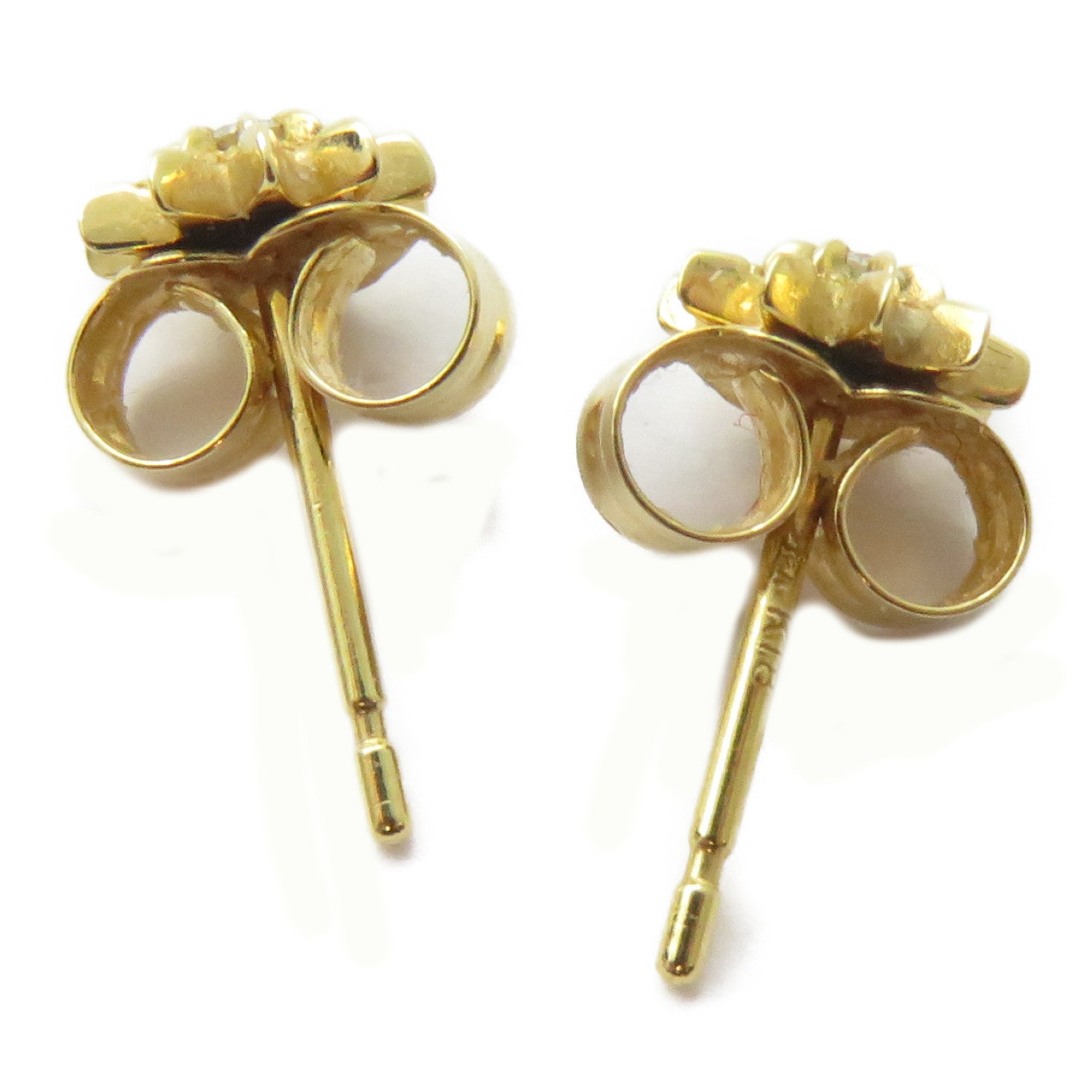 JEWELRY 18K黃金Diamond Earrings 0.02ct鑽石耳環