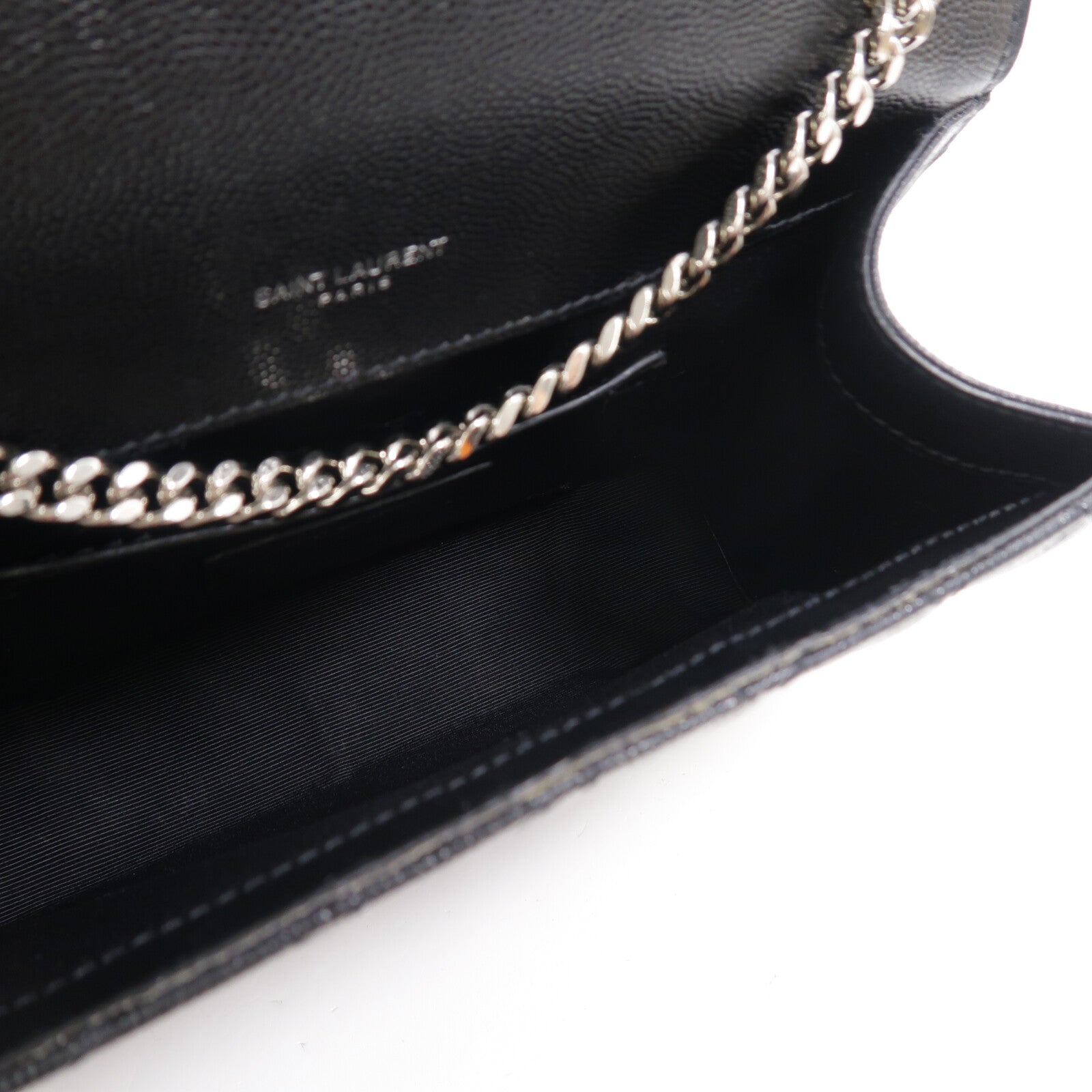 SAINT LAURENT 牛皮皮革Envelope Small鏈帶肩背袋