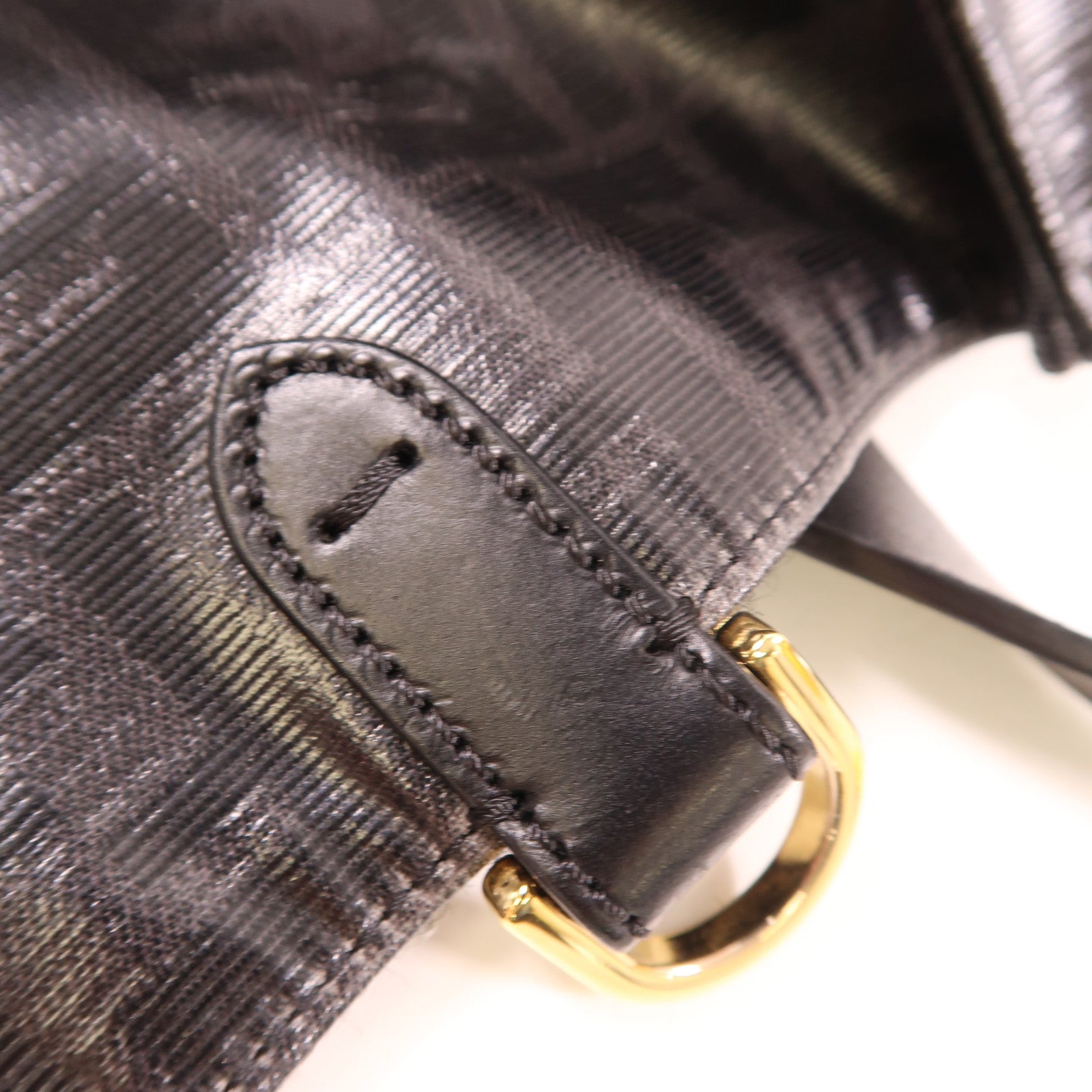 FENDI 塗層帆布Tote Bag金扣手挽袋