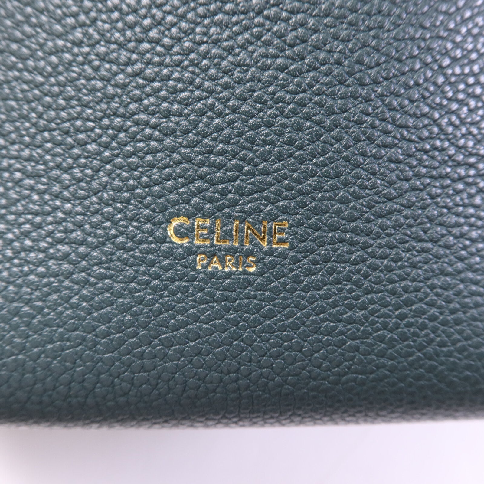 CELINE 牛皮皮革Small Sangle Bucket金扣肩背袋