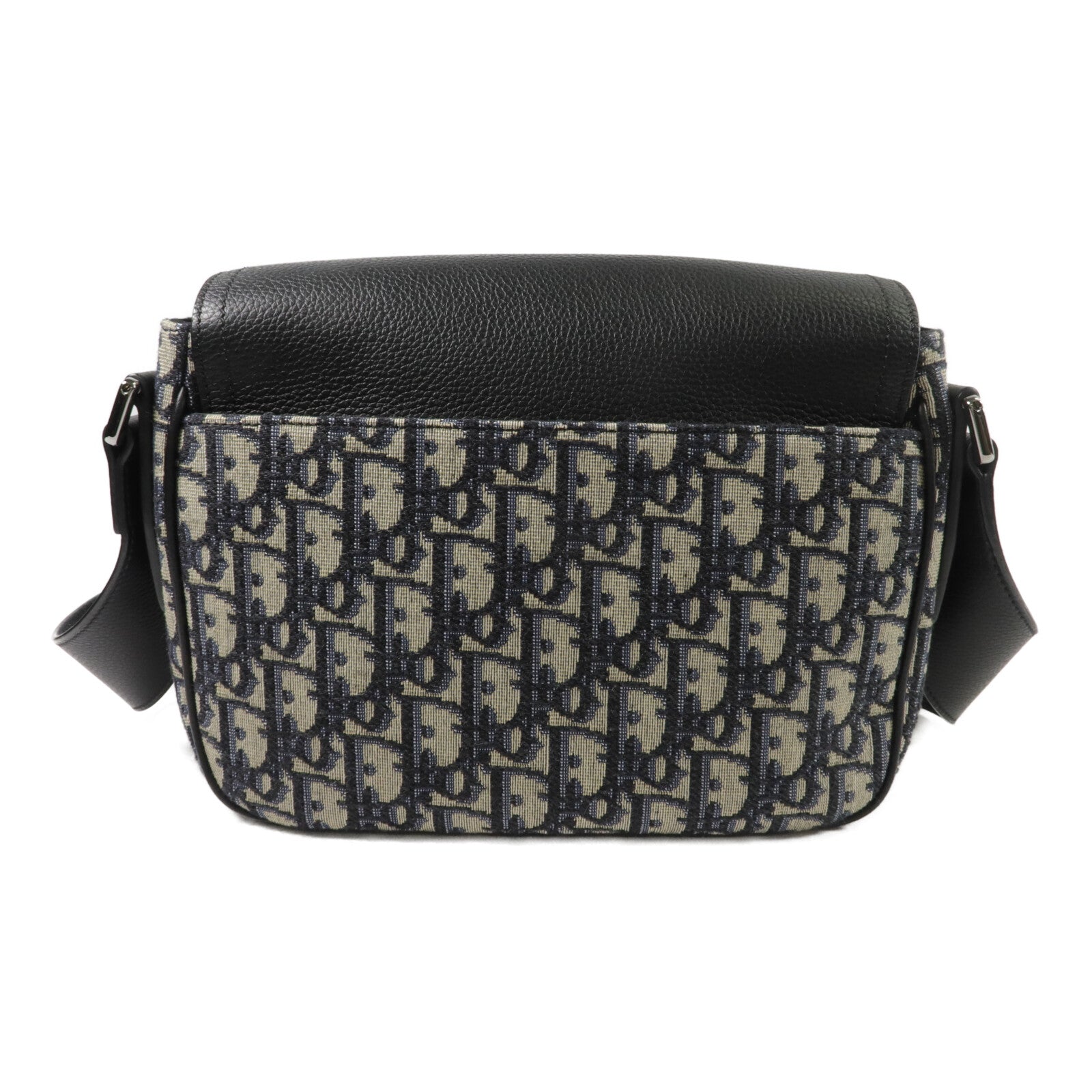 Dior 帆布/皮革Mini Saddle Messenger肩背袋