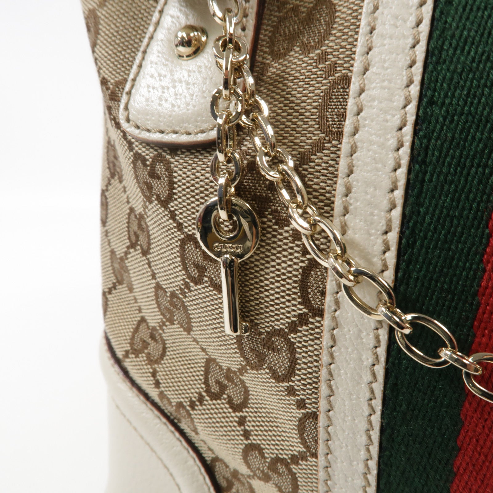 GUCCI 帆布GG Treasure Boston手挽袋