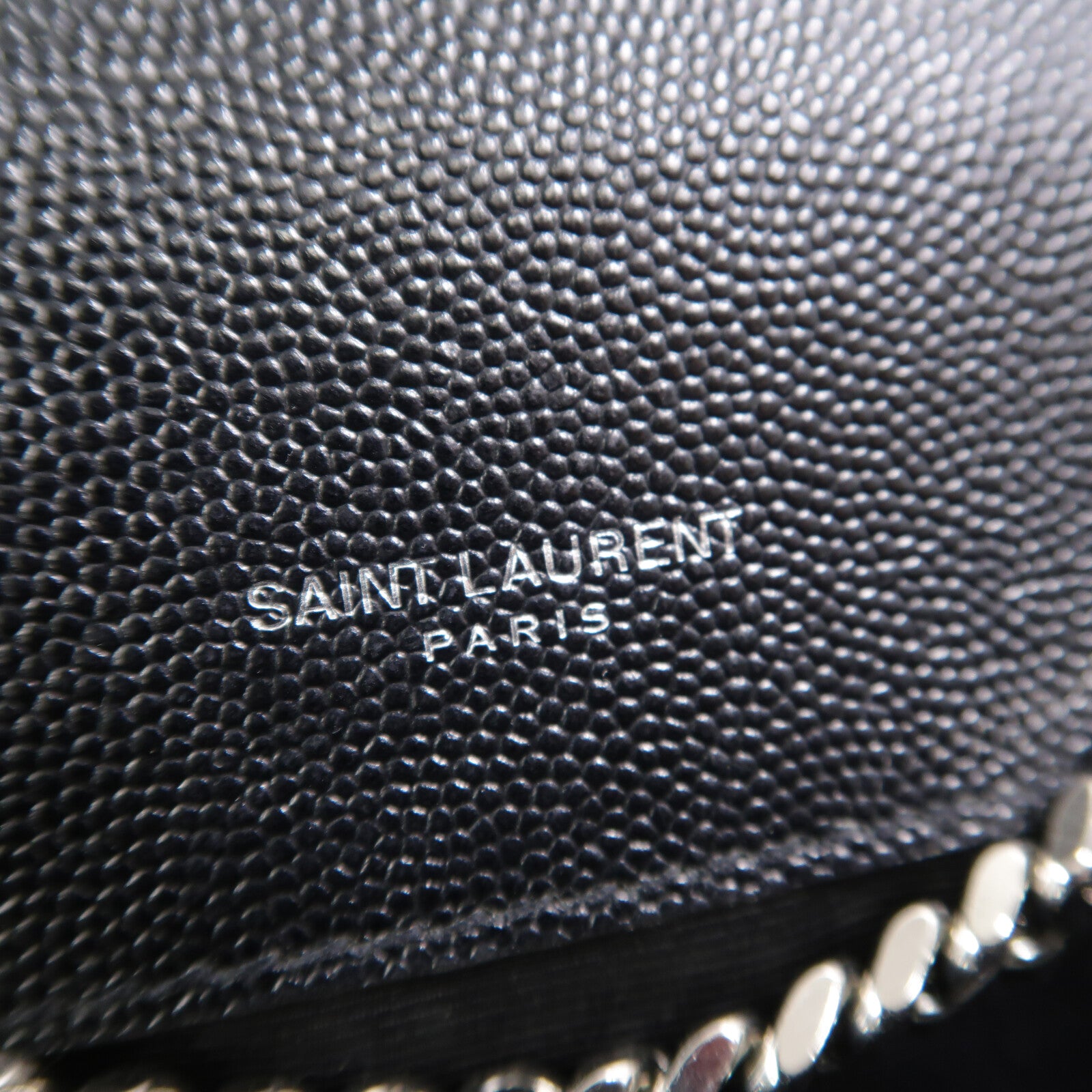 SAINT LAURENT 牛皮皮革Envelope Small鏈帶肩背袋