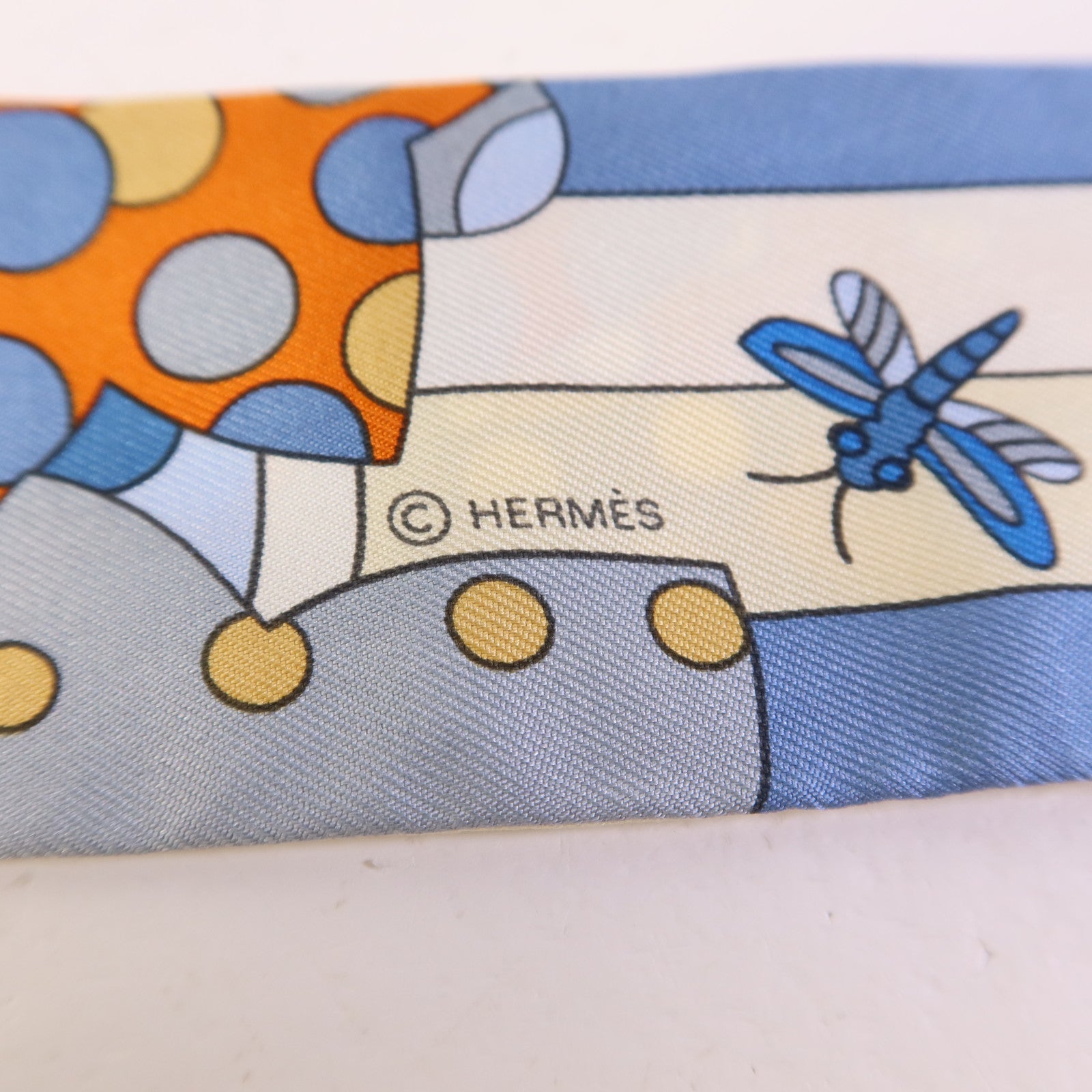 HERMES 絲質Twilly絲巾