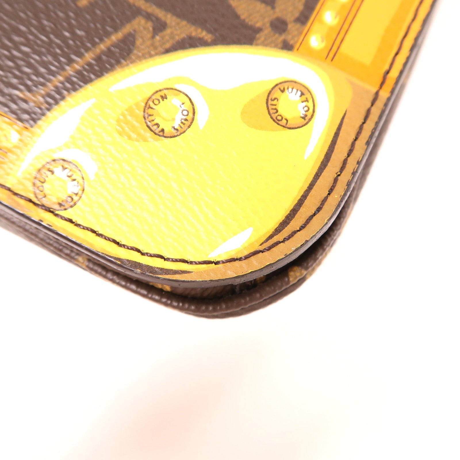 LOUIS VUITTON【激減優惠】 Monogram Summer Trunk Pochette Metis金扣手挽肩背兩用袋棕色/彩色