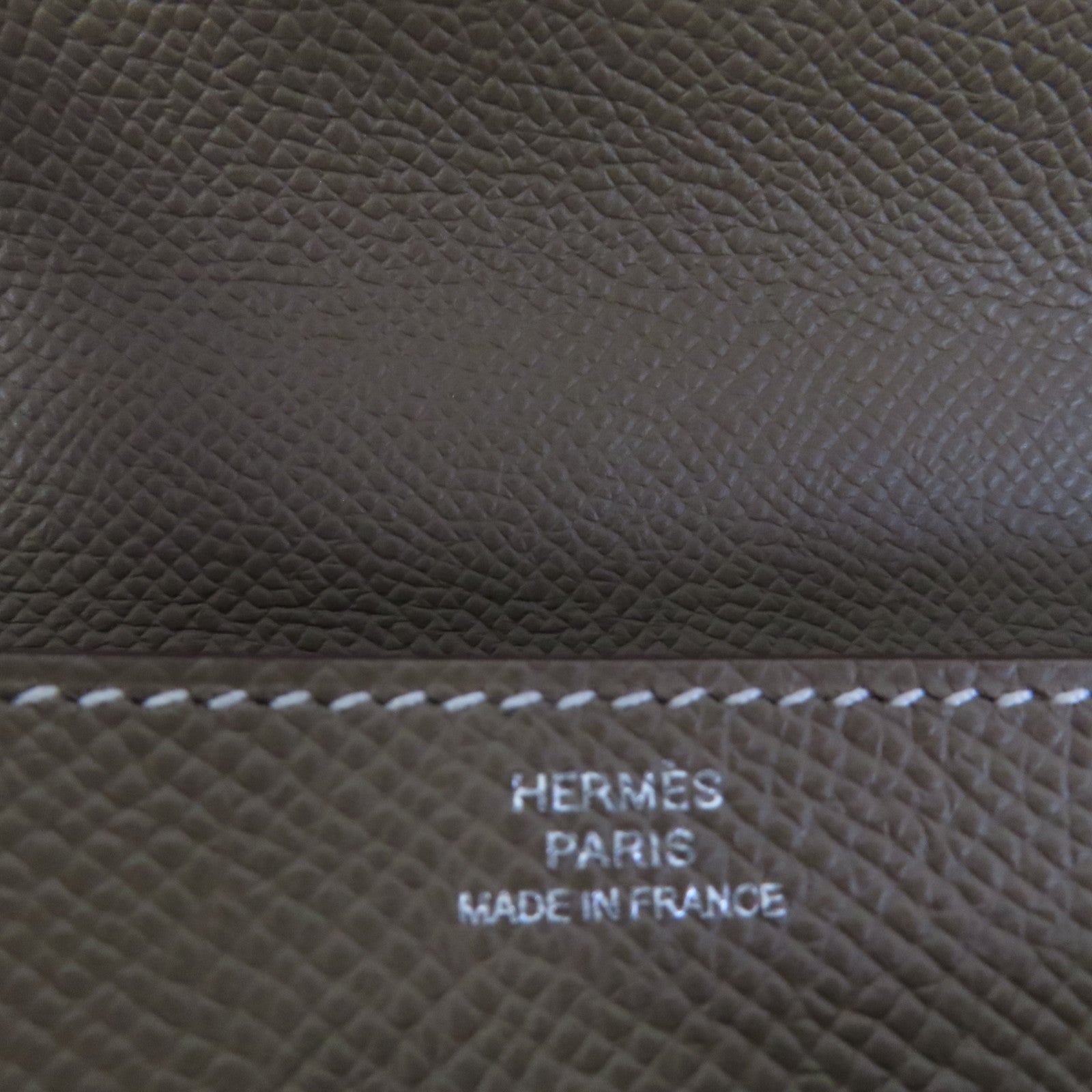 HERMES PHW Kelly To Go Shoulder Bag Epsom Leather Etoupe