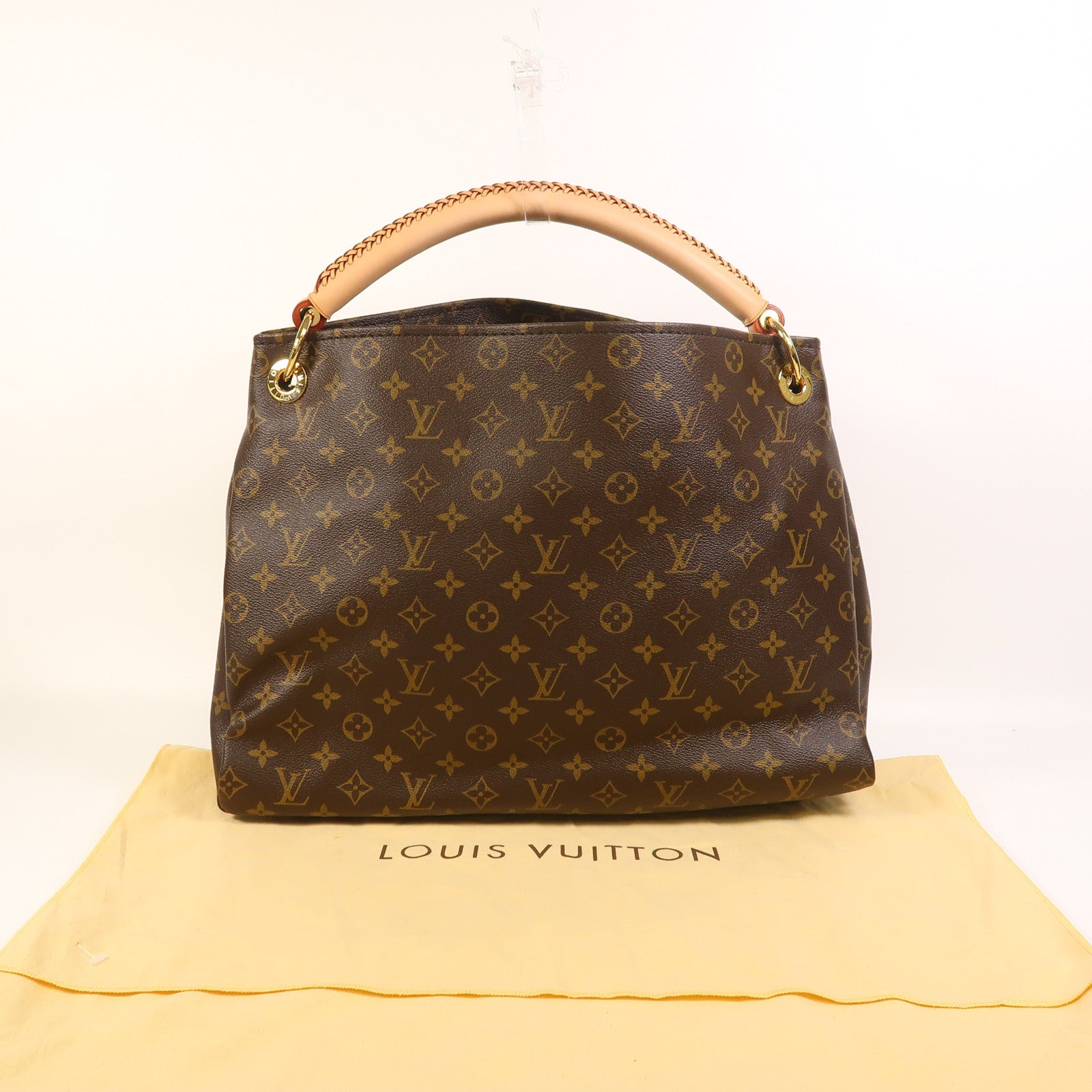LOUIS VUITTON Monogram Artsy MM金扣肩背袋