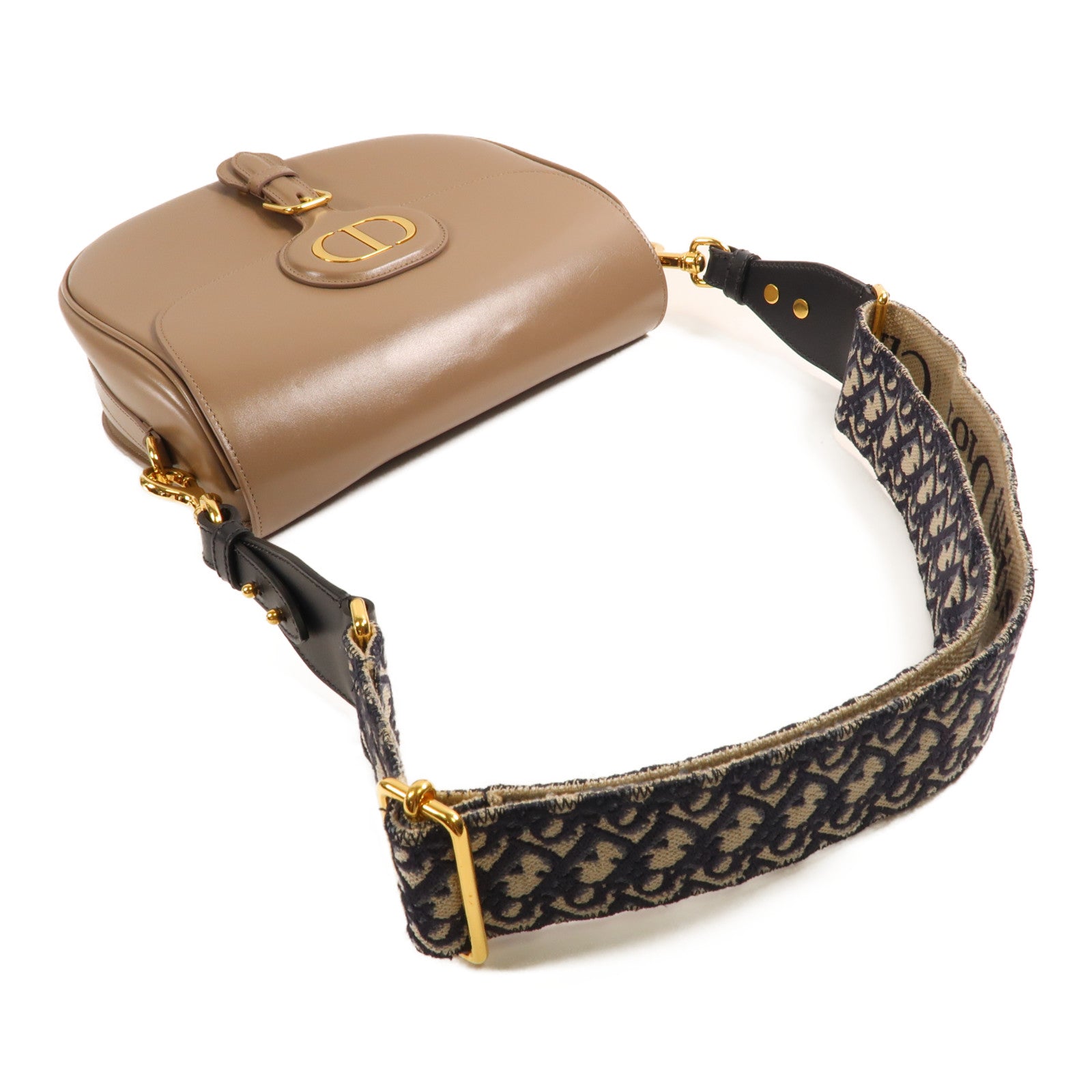 Dior 牛皮皮革Bobby Large金扣肩背袋